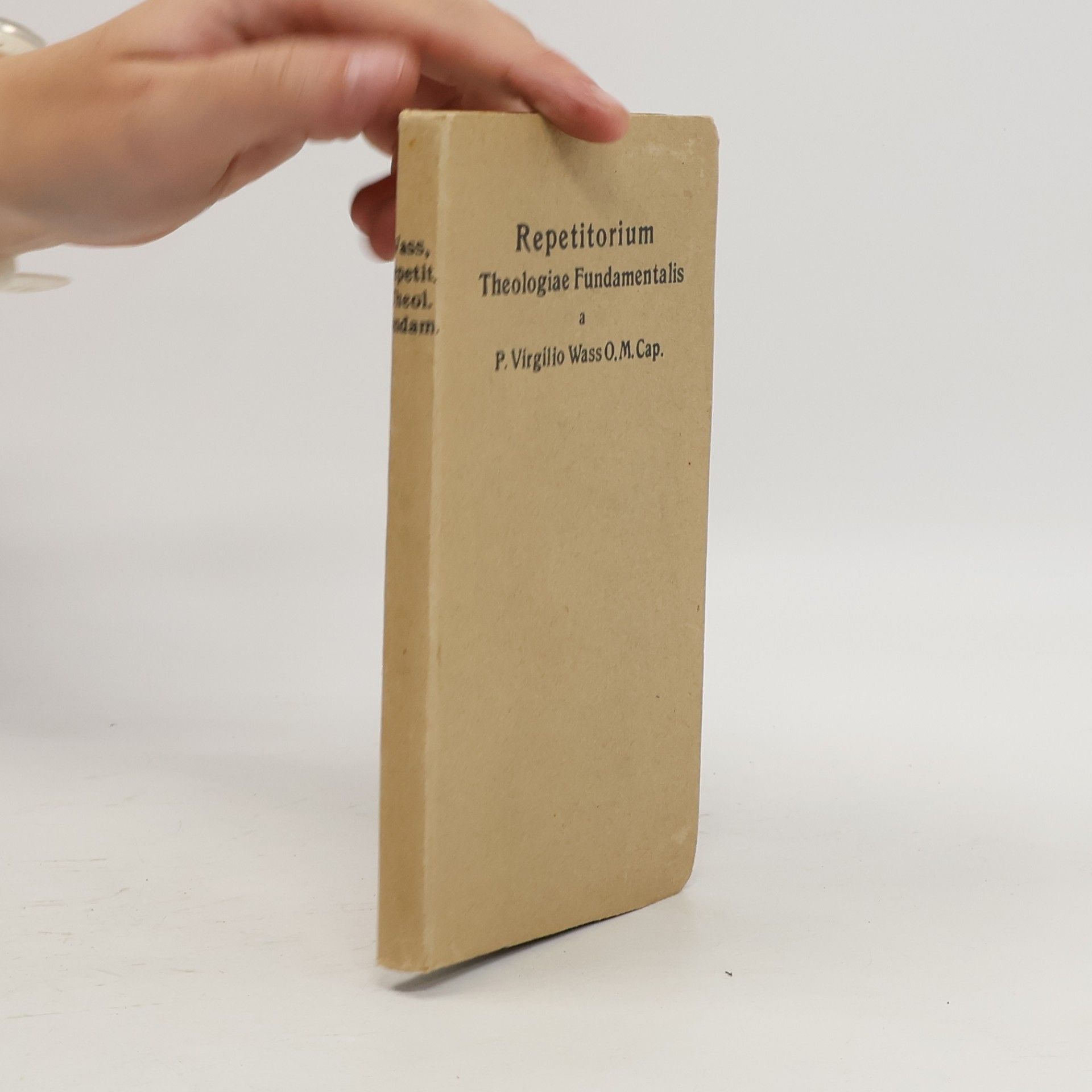 Virgilius Wass Repetitorium Theologiae Fundamentalis