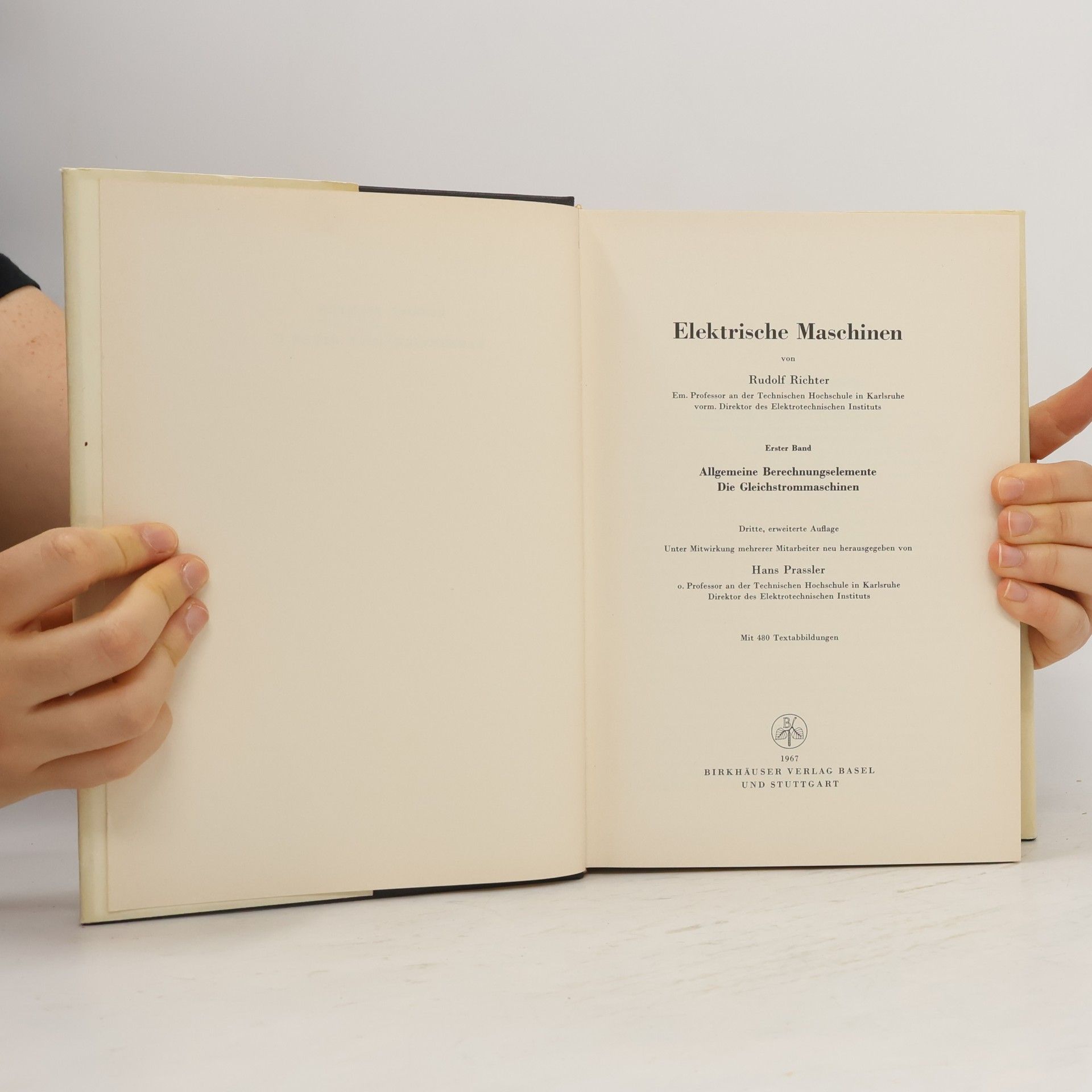 Rudolf Richter Elektrische Maschinen. Band I