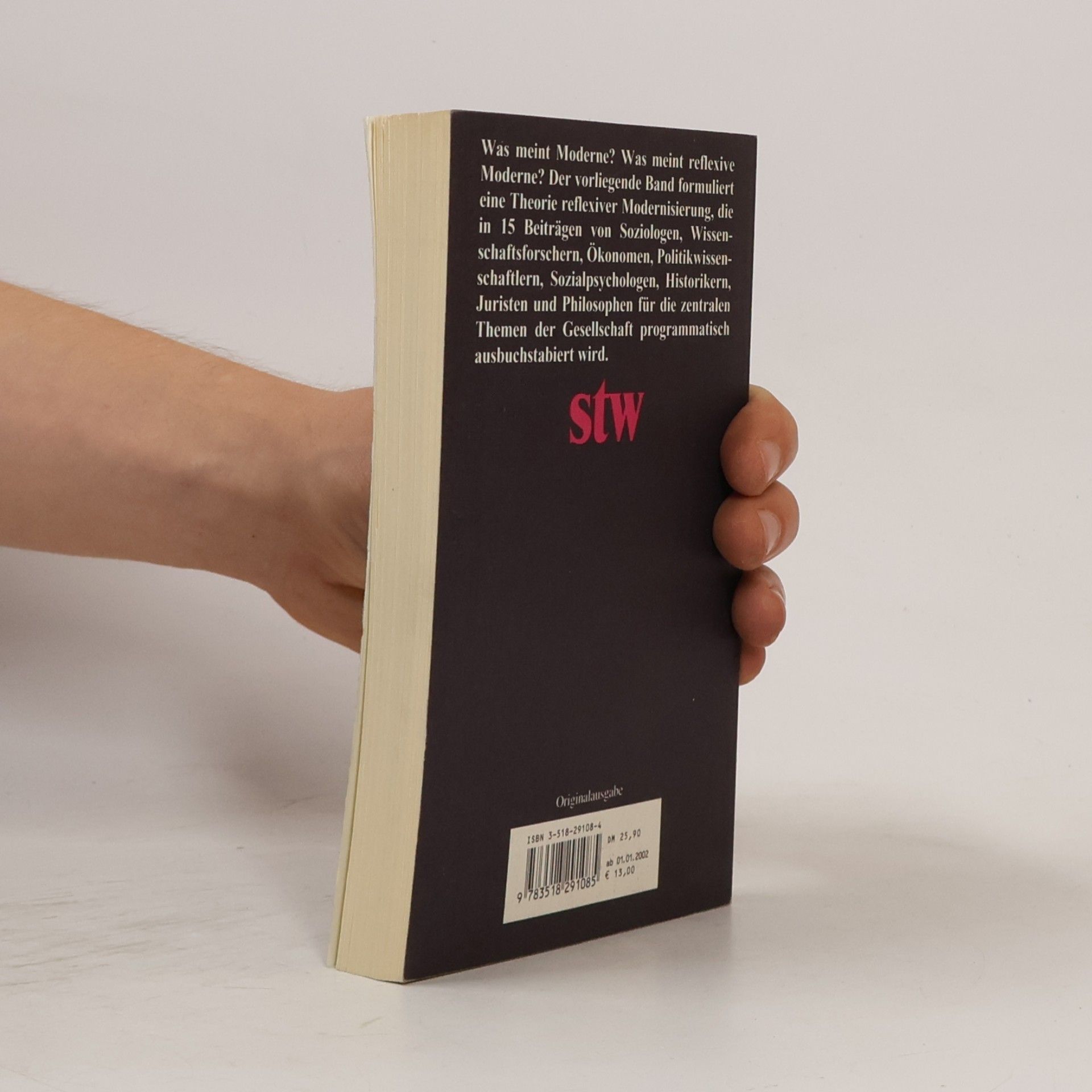 Ulrich Beck Suhrkamp Taschenbuch Wissenschaft - 1508: Die Modernisierung der Moderne
