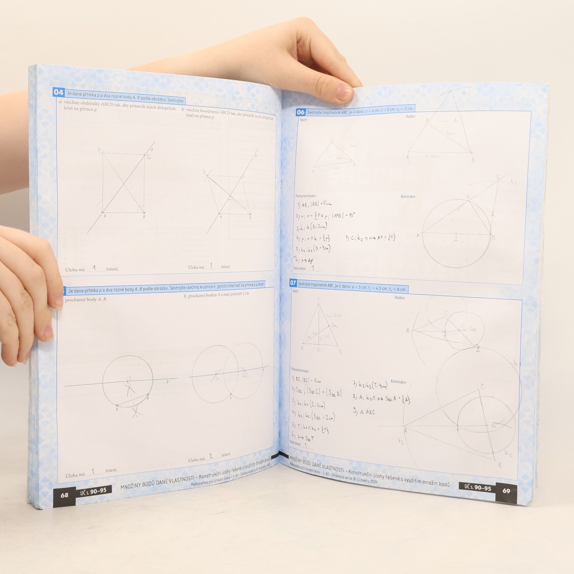 Autorenkollektiv Matematika pro střední školy - 3. díl zkrácená verze. Planimetrie - pracovní sešit
