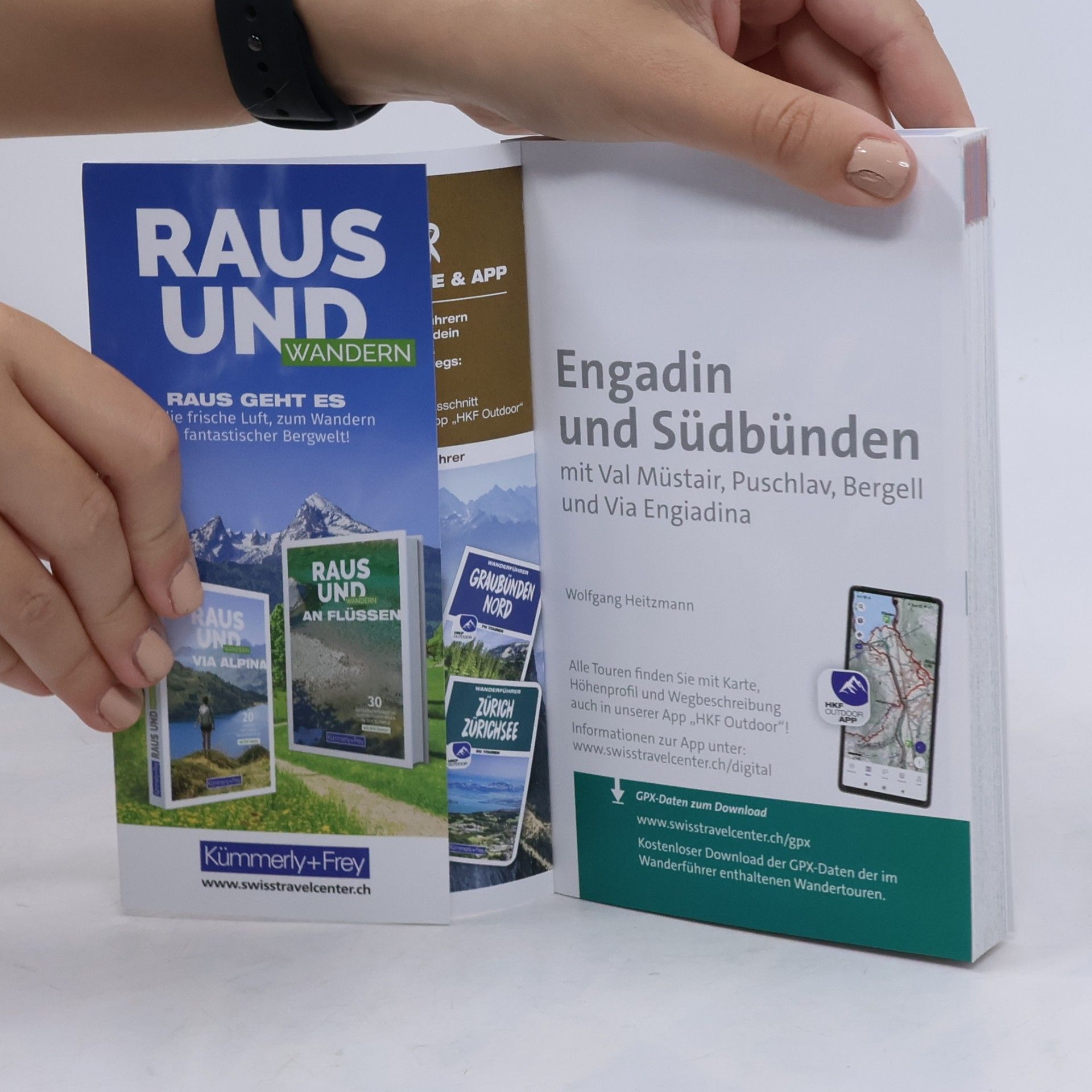 Kümmerly+Frey Wanderführer Engadin und Südbünden
