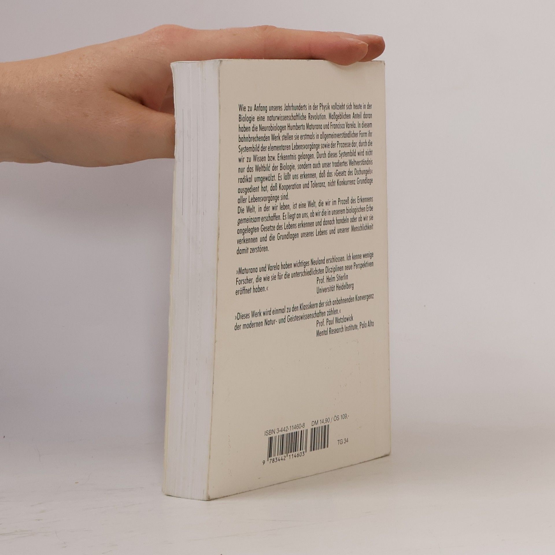 Humberto Maturana Der Baum der Erkenntnis