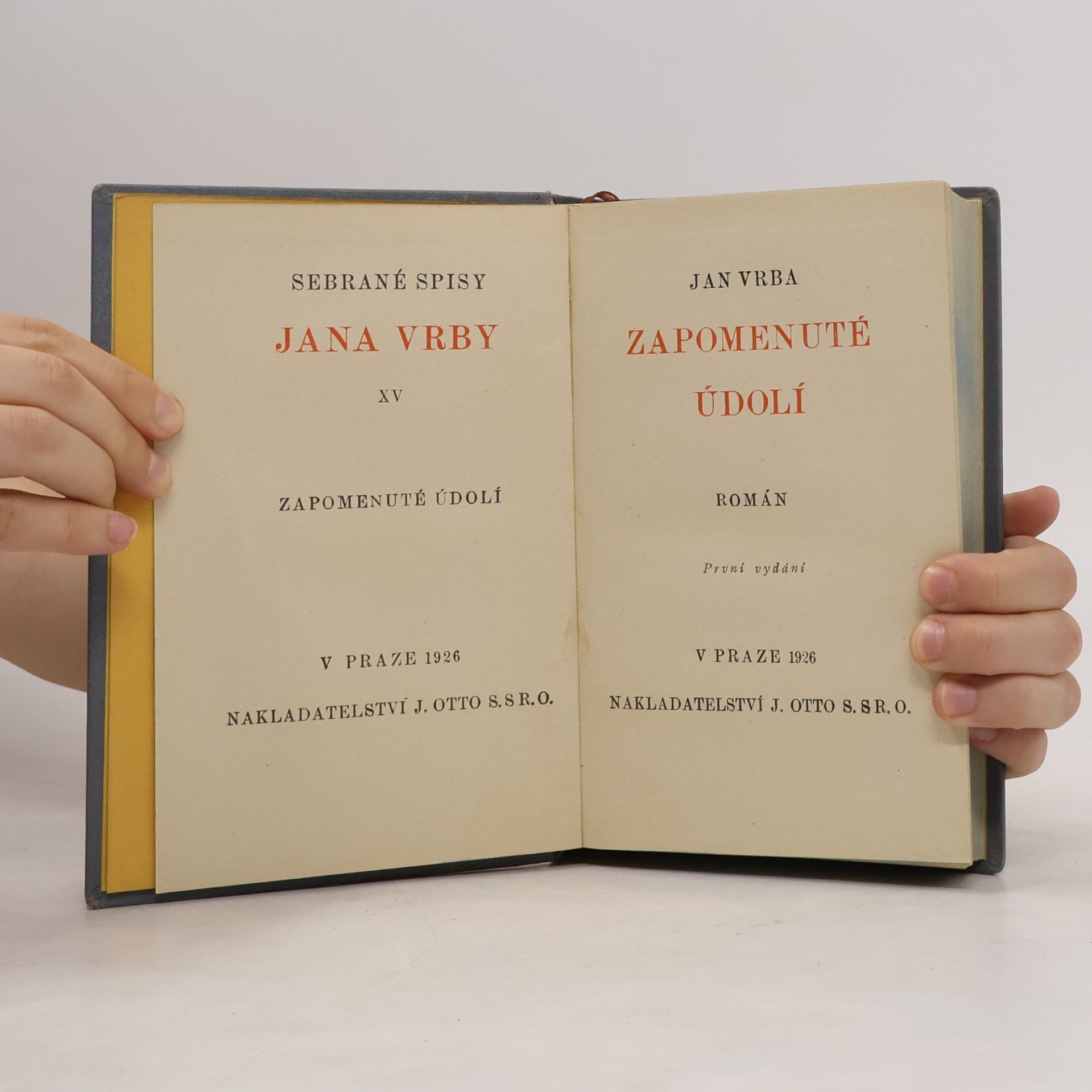 Jan Vrba Zapomenuté údolí