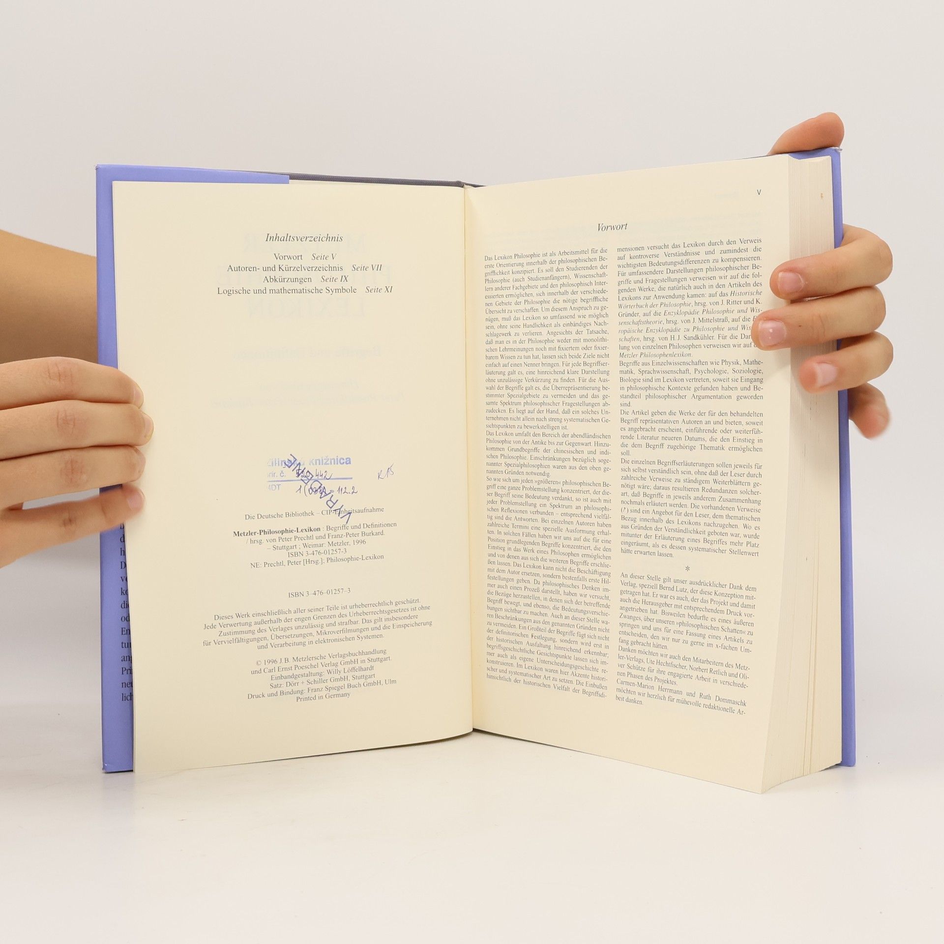 Peter Prechtl Metzler-Philosophie-Lexikon