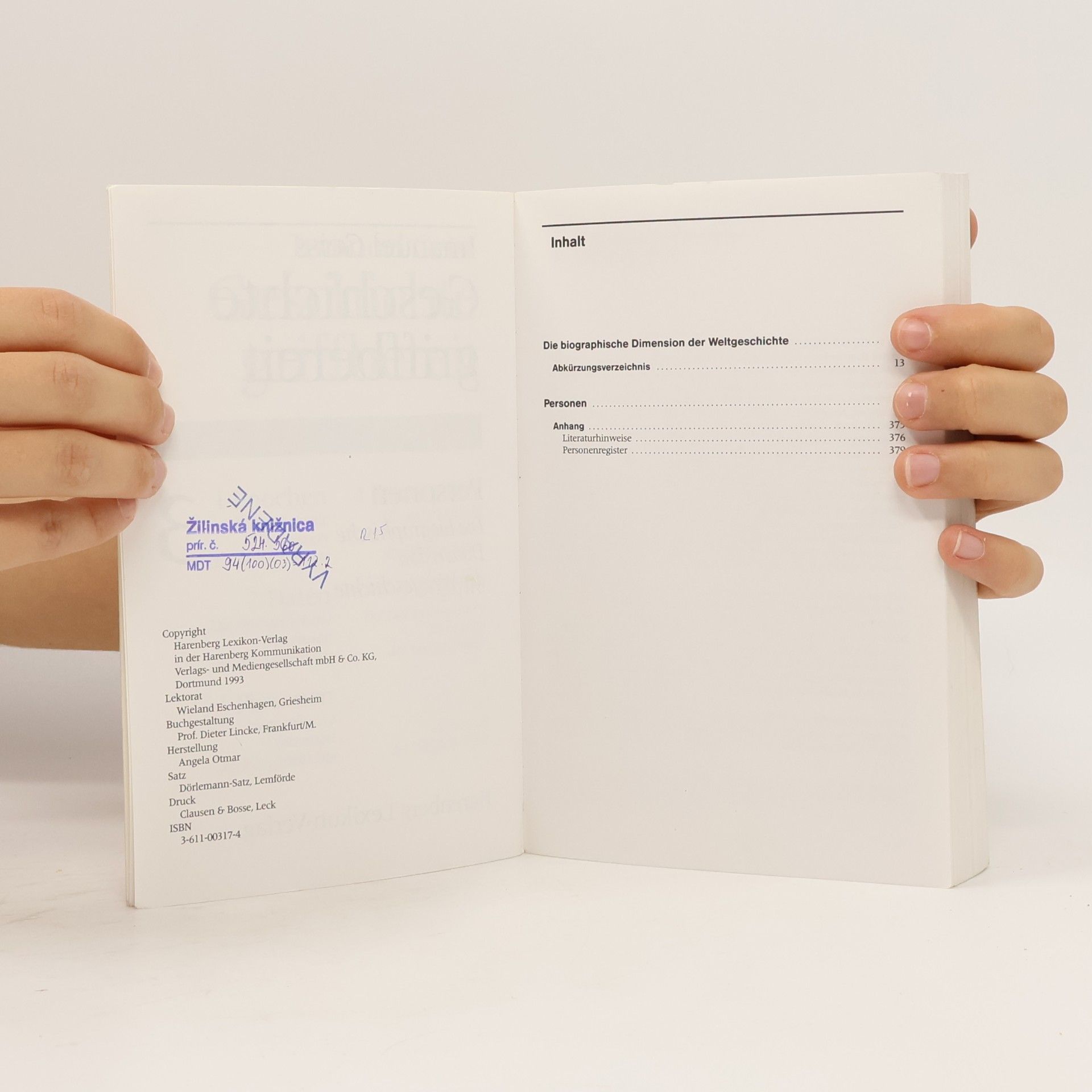 Imanuel Geiss Geschichte griffbereit 3. Personen. Die biographische Dimension der Weltgeschichte