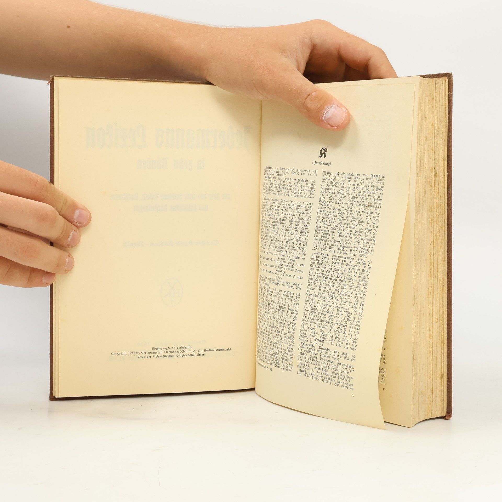Autorenkollektiv Jedermanns Lexikon 6. Kaliban-Mensch