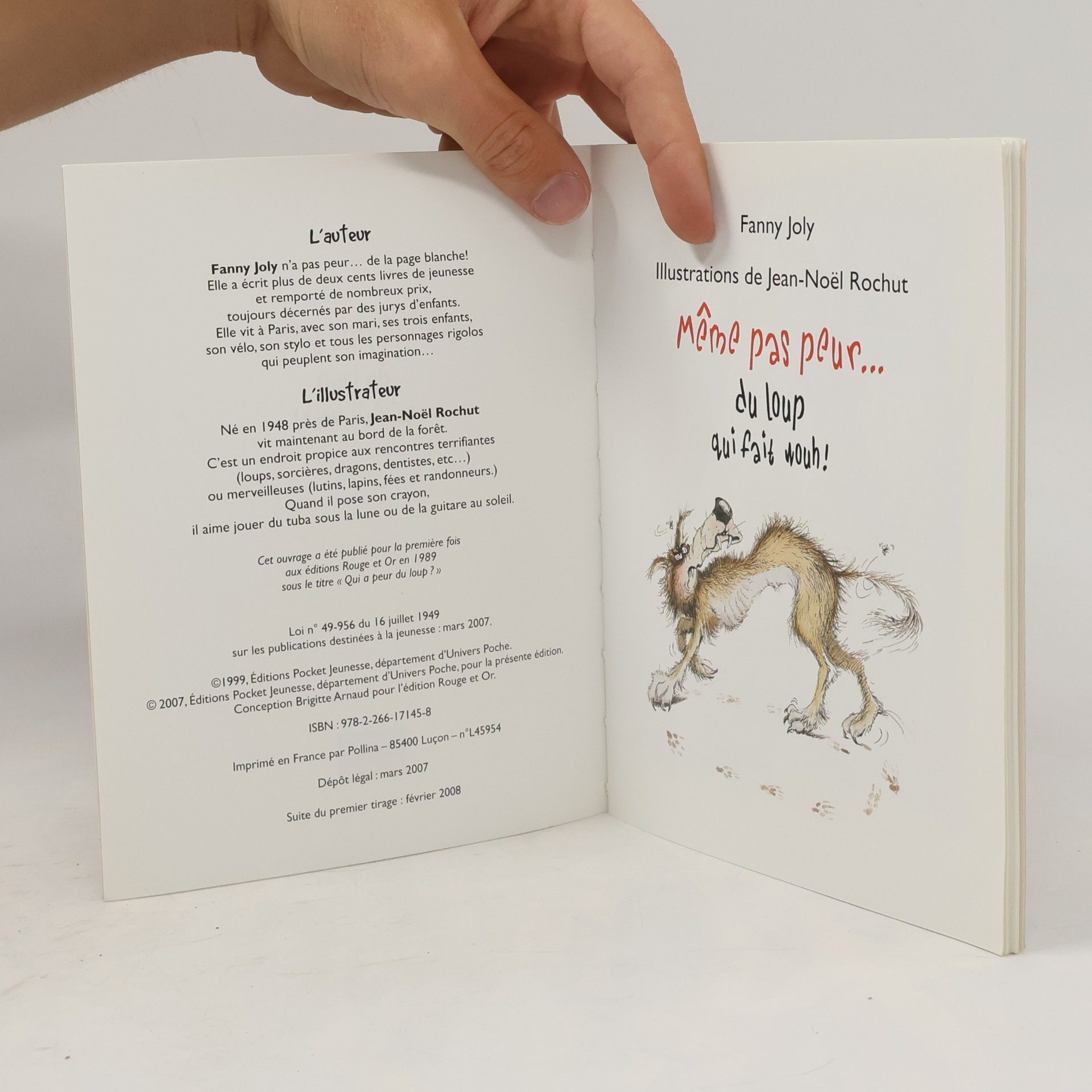 Fanny Joly POCKET jeunesse - J 447: Même pas peur... du loup qui fait wouh!