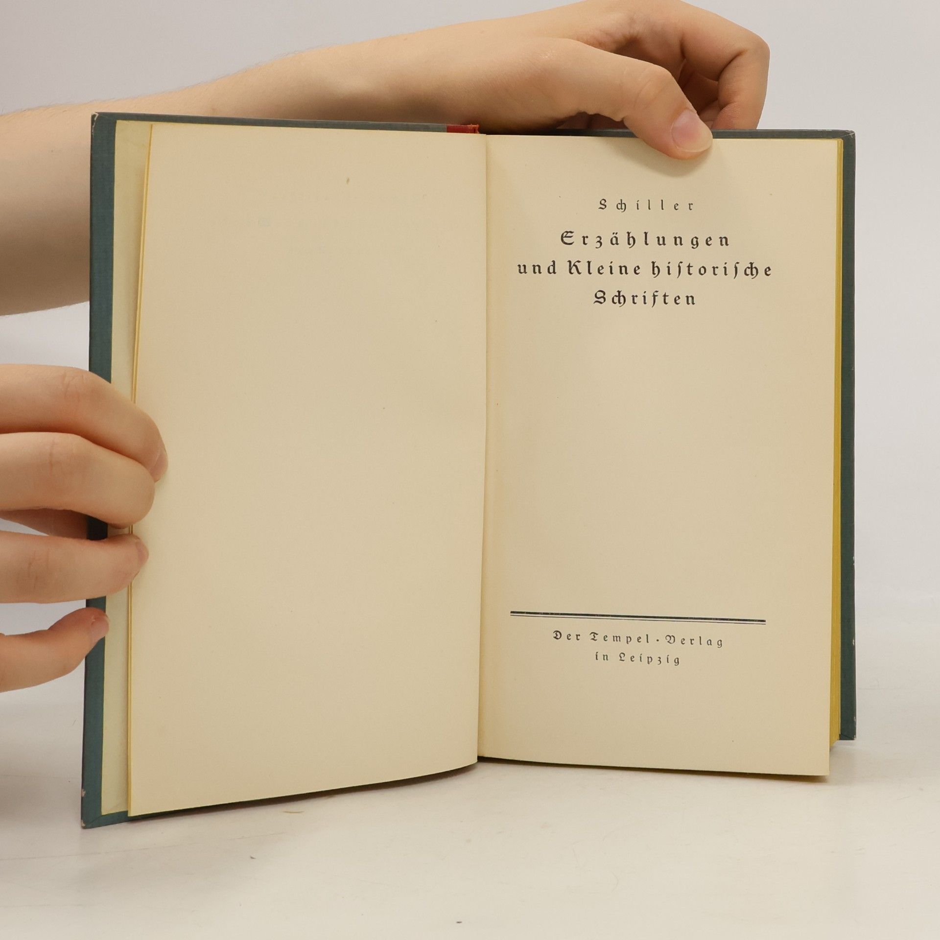 Friedrich Schiller Erzählungen und Kleine historische Schriften