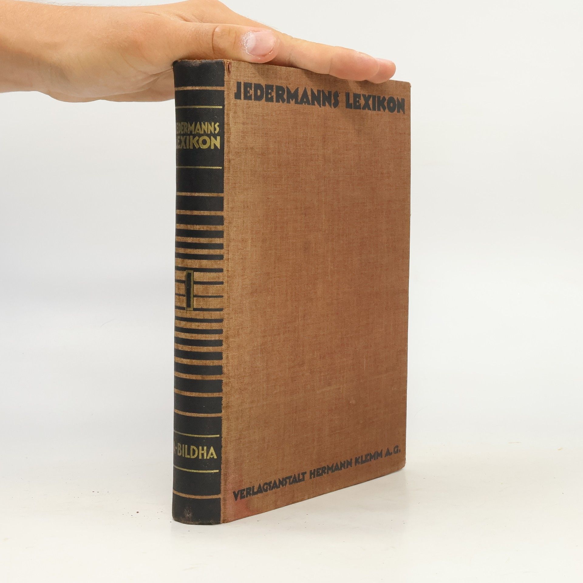 Autorenkollektiv Jedermanns Lexikon in zehn Bänden. Erster Band A-Bildha