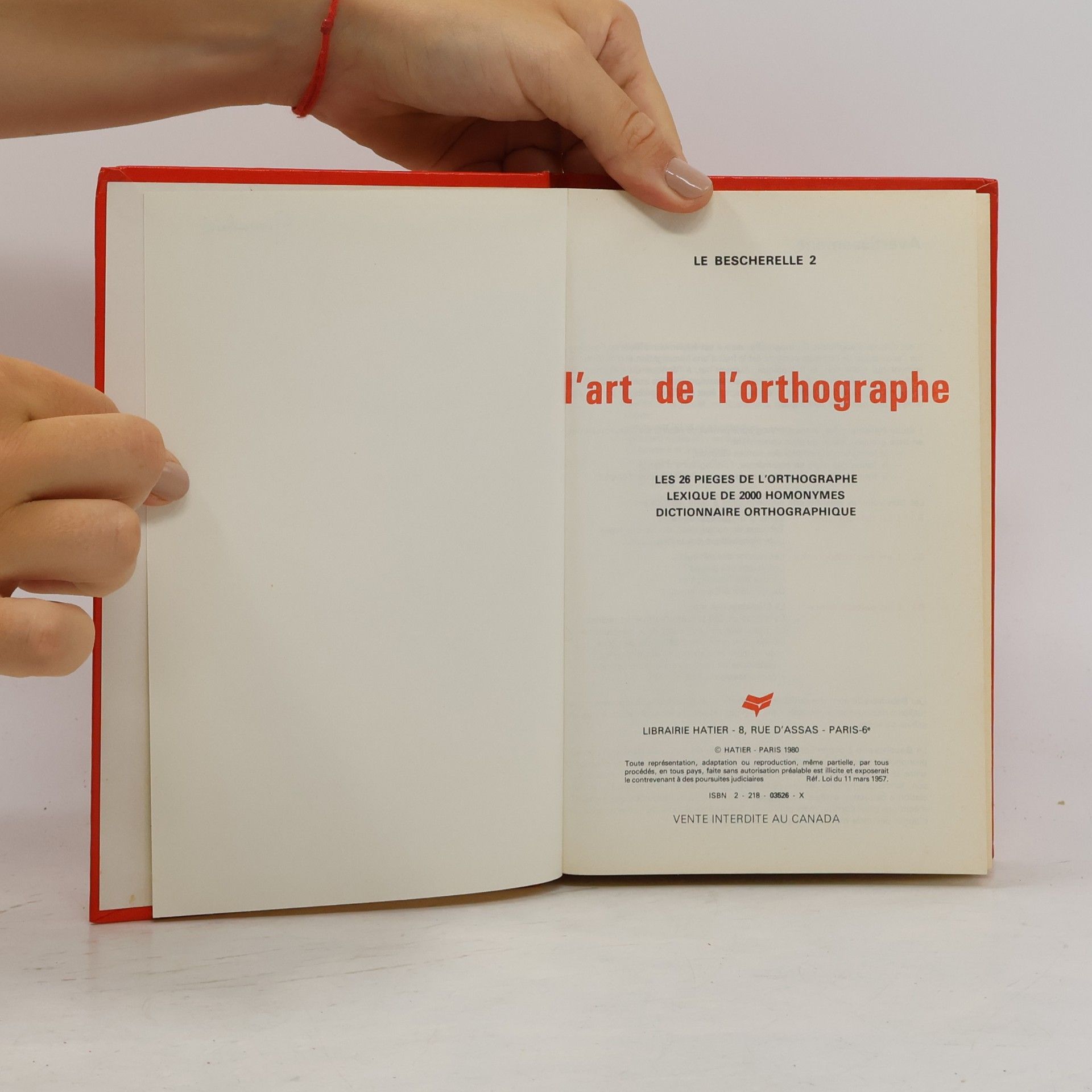 Louis Nicolas L'art de l'orthographe