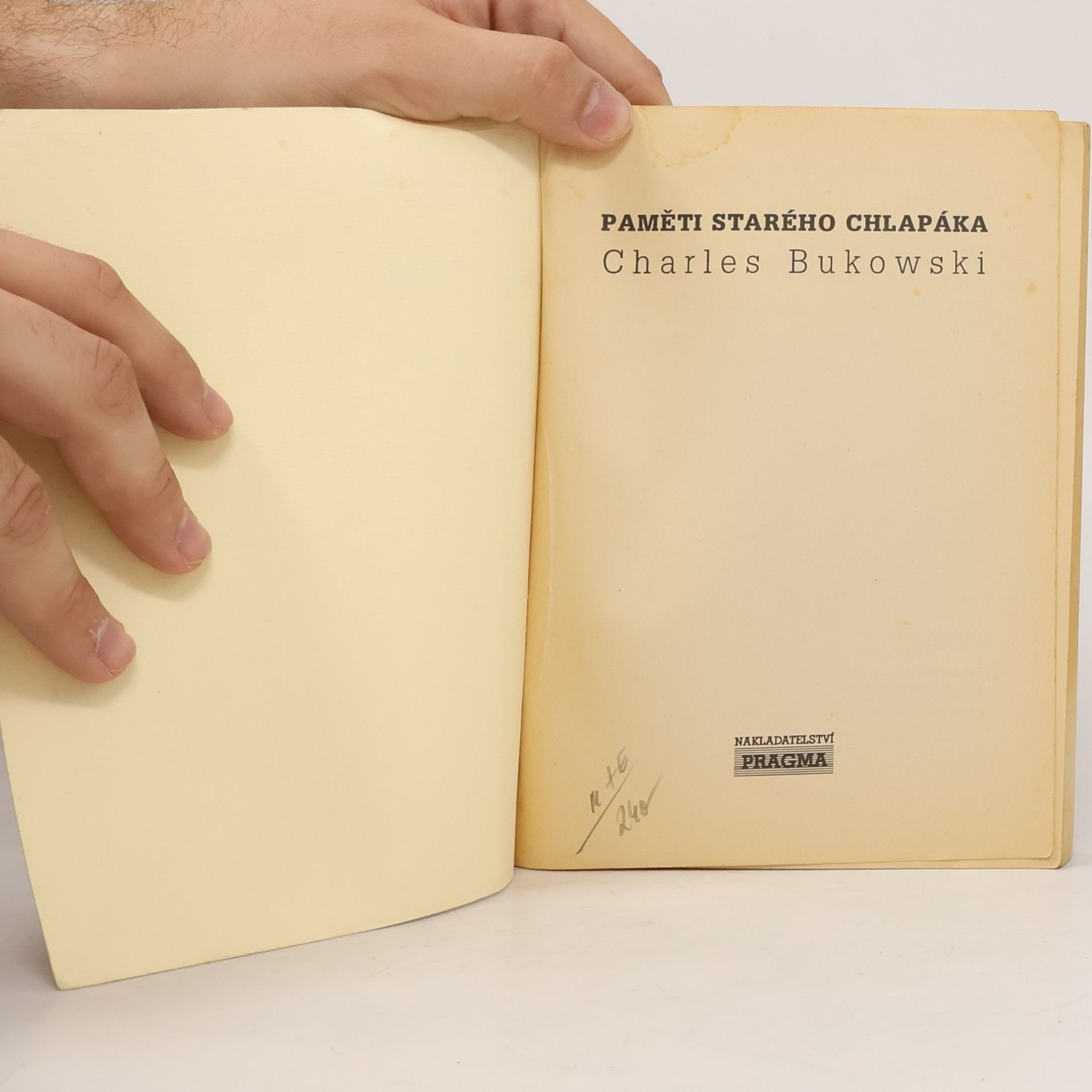 Charles Bukowski Paměti starého chlapáka