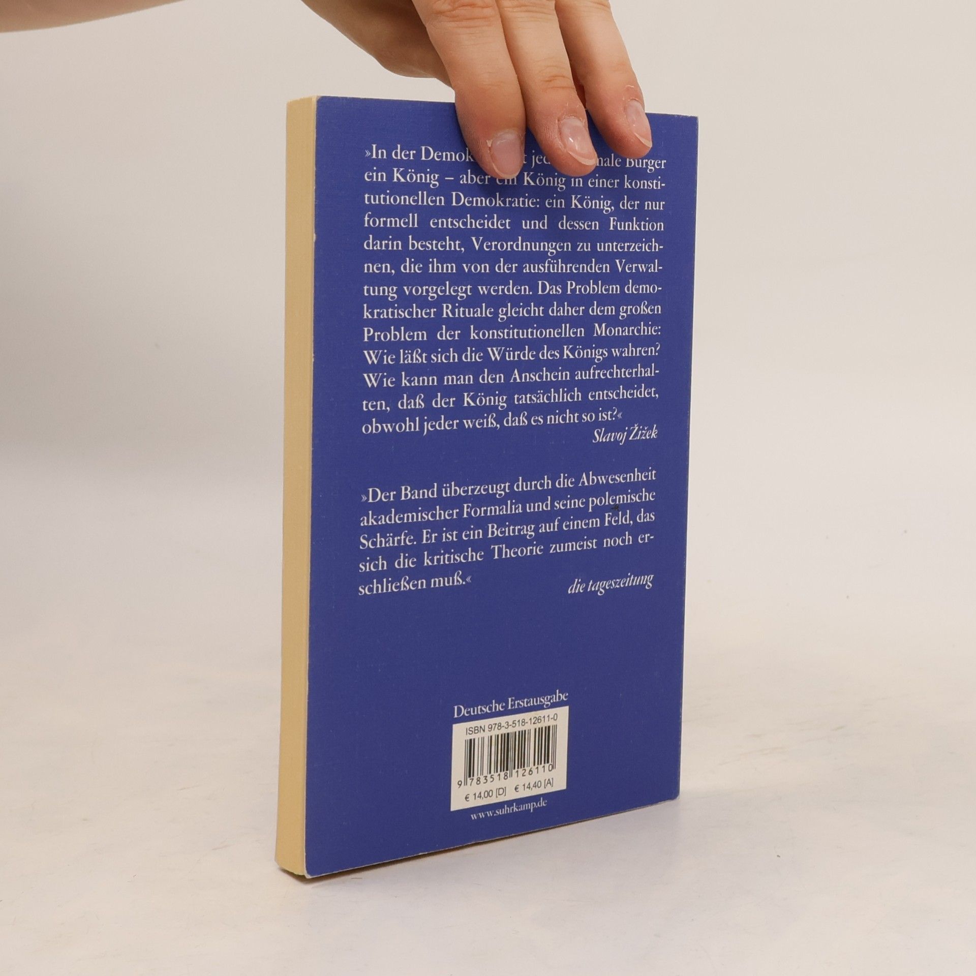 Giorgio Agamben Edition Suhrkamp: Demokratie?