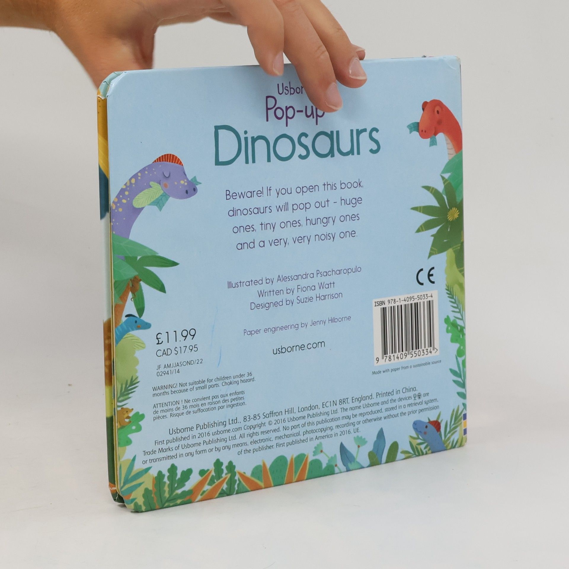 Fiona Watt Pop-Up Dinosaurs