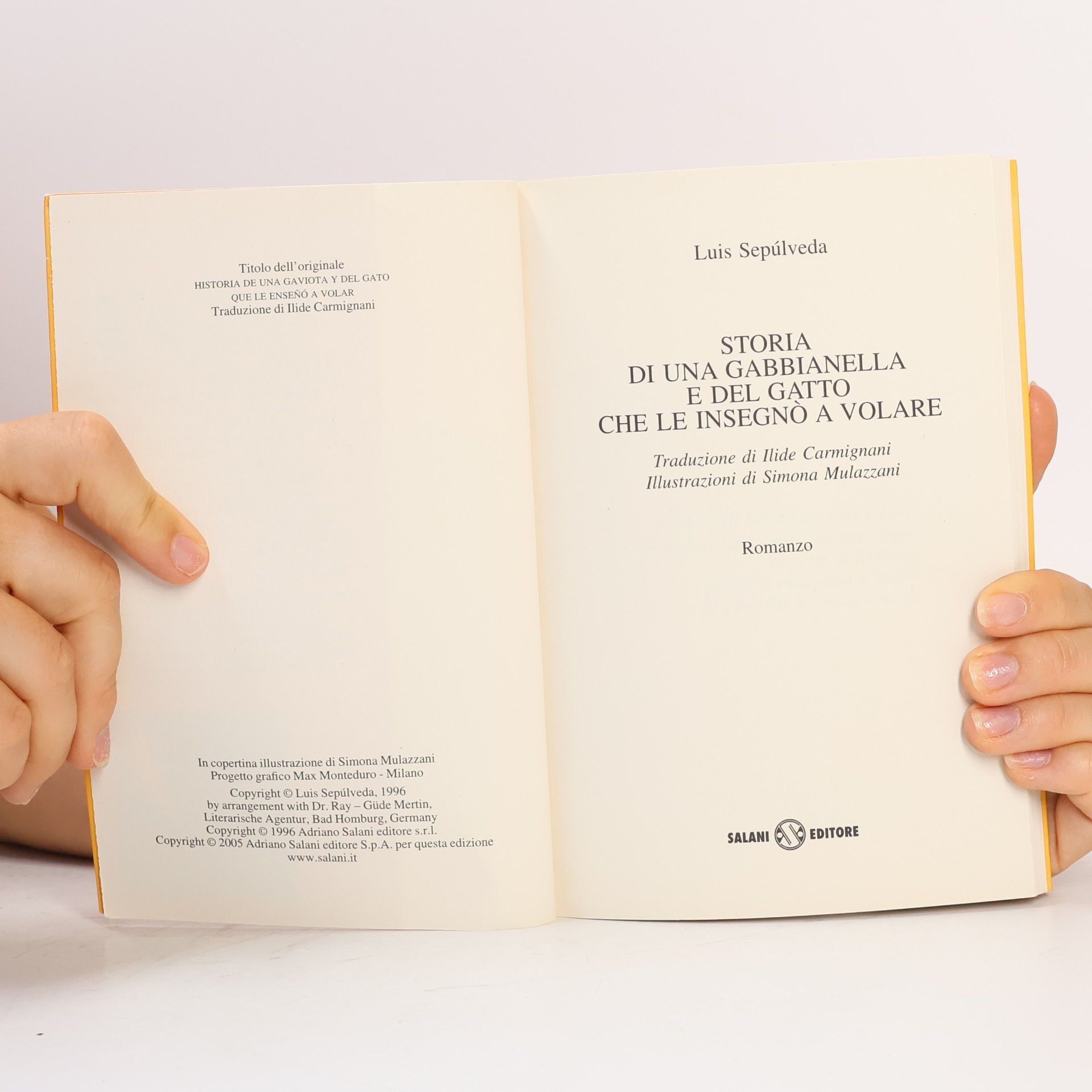Luis Sepúlveda Storia di una gabbianella e del gatto che le insegnò a volare