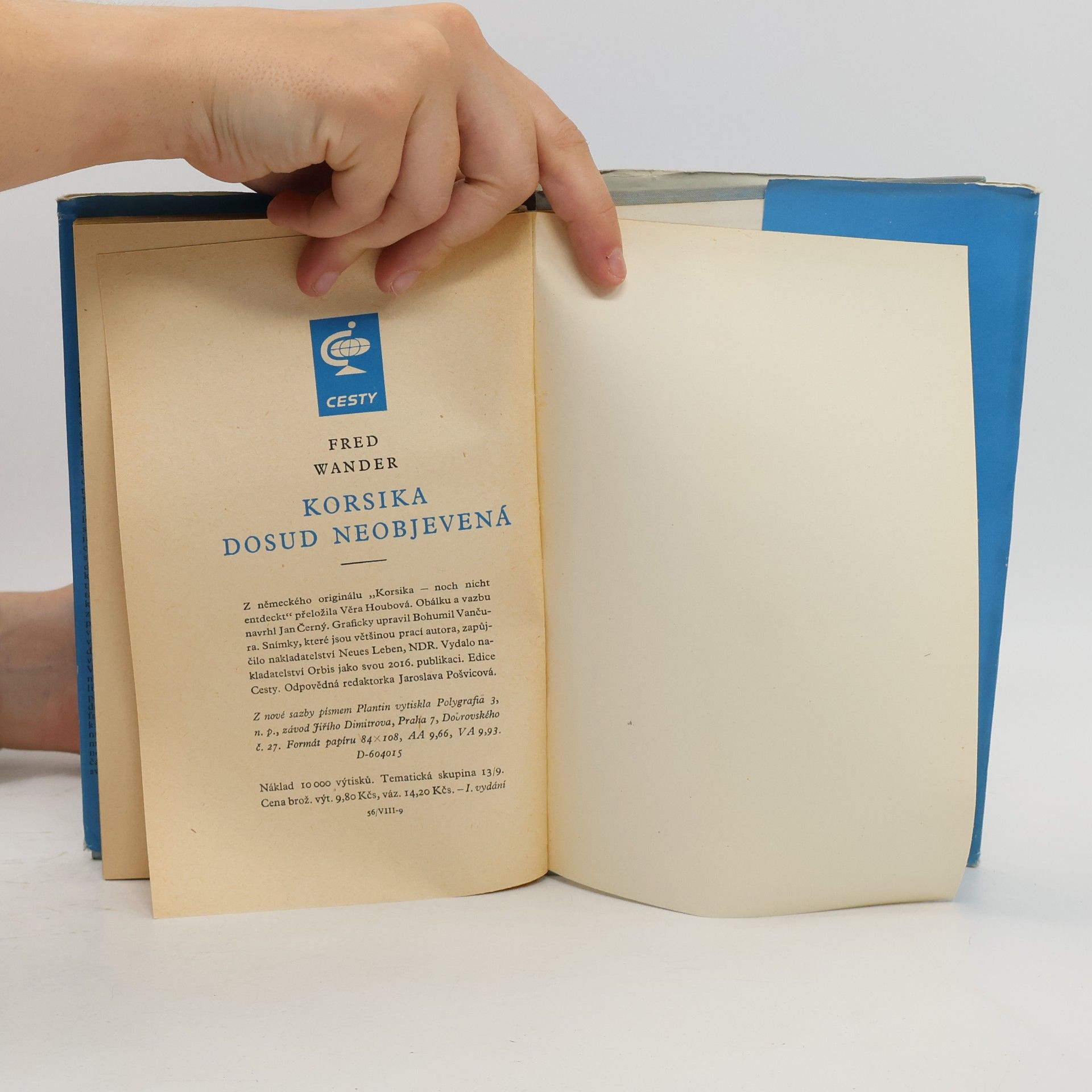 Fred Wander Korsika dosud neobjevená
