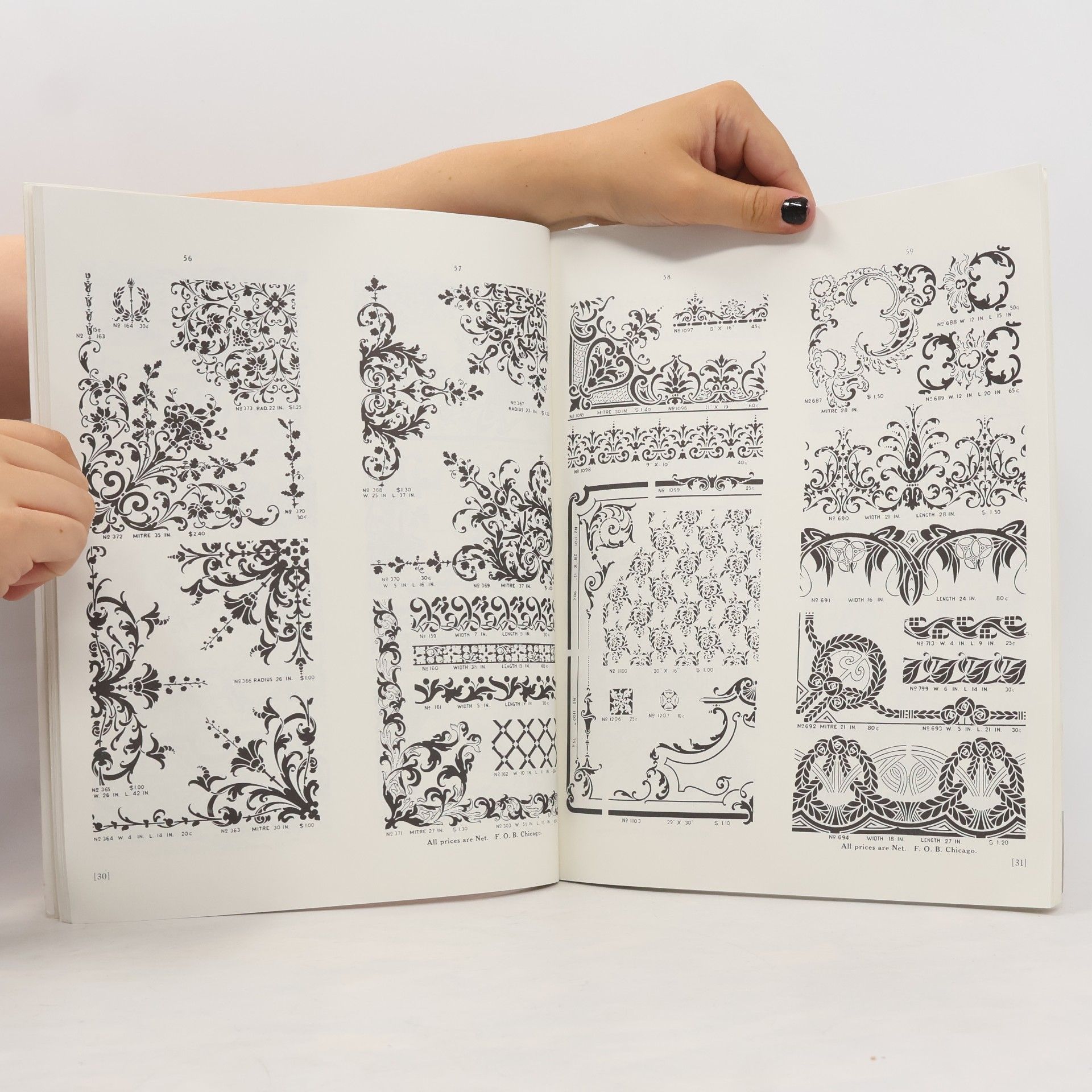 H. Roessing 2,286 Traditional Stencil Designs