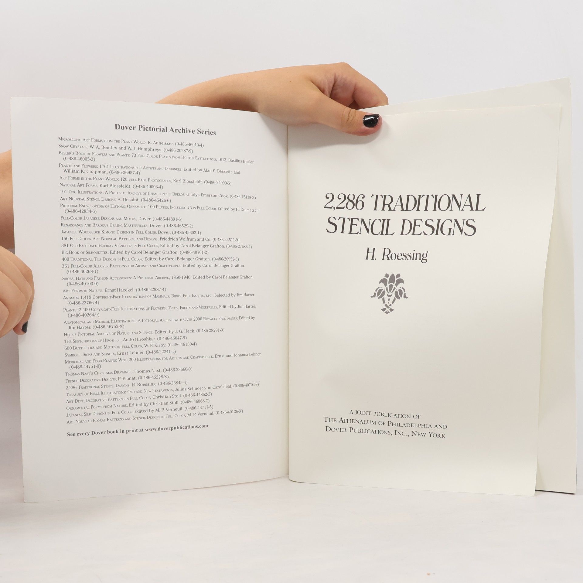 H. Roessing 2,286 Traditional Stencil Designs