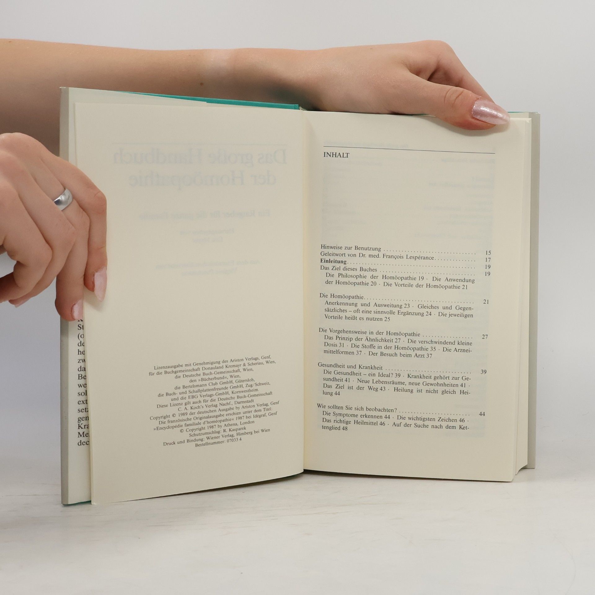 Eric A. Meyer Das große Handbuch der Homöopathie