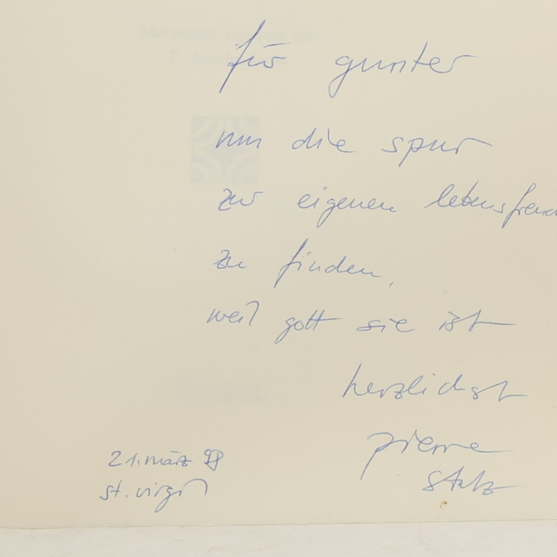 Pierre Stutz Alltagsrituale