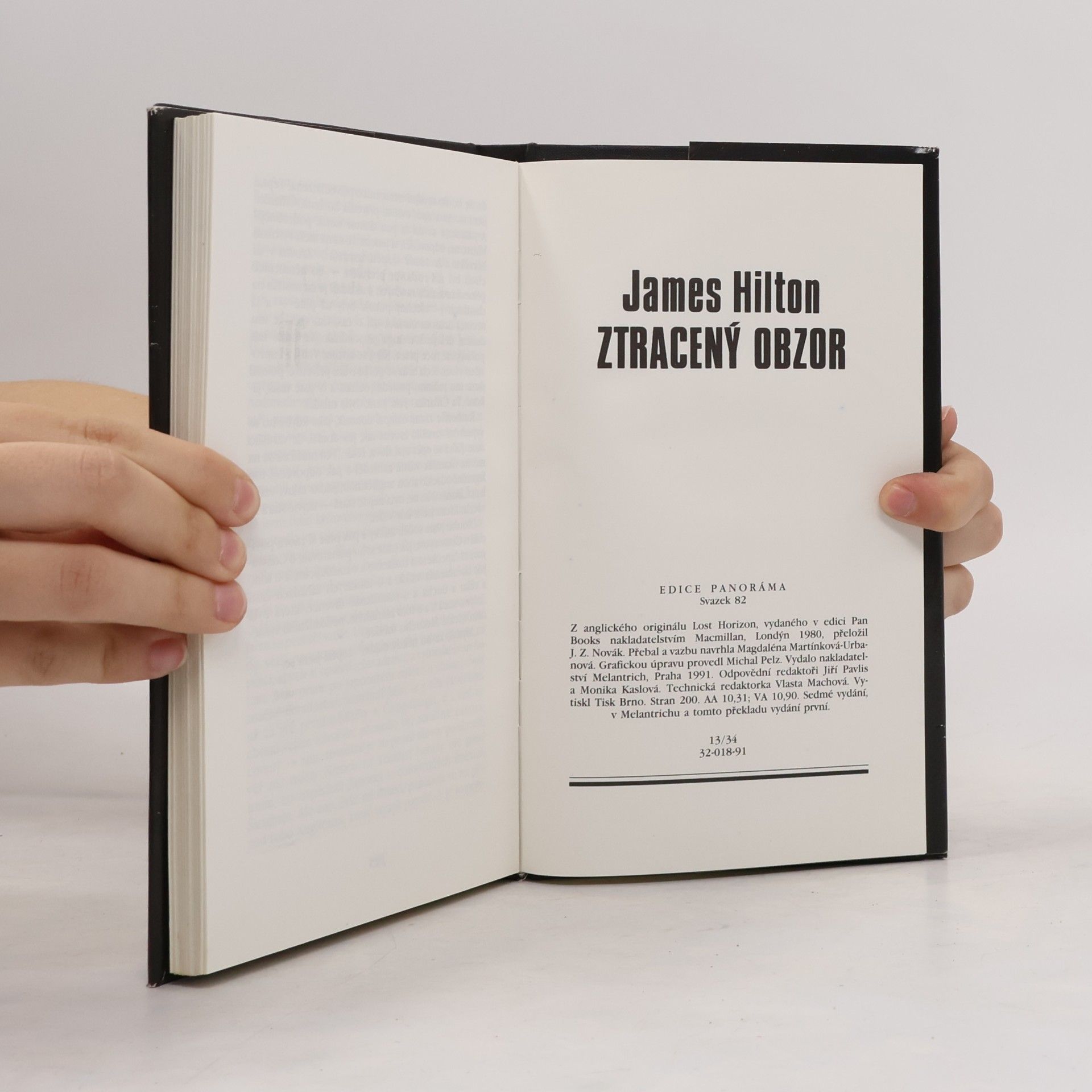 James Hilton Ztracený obzor