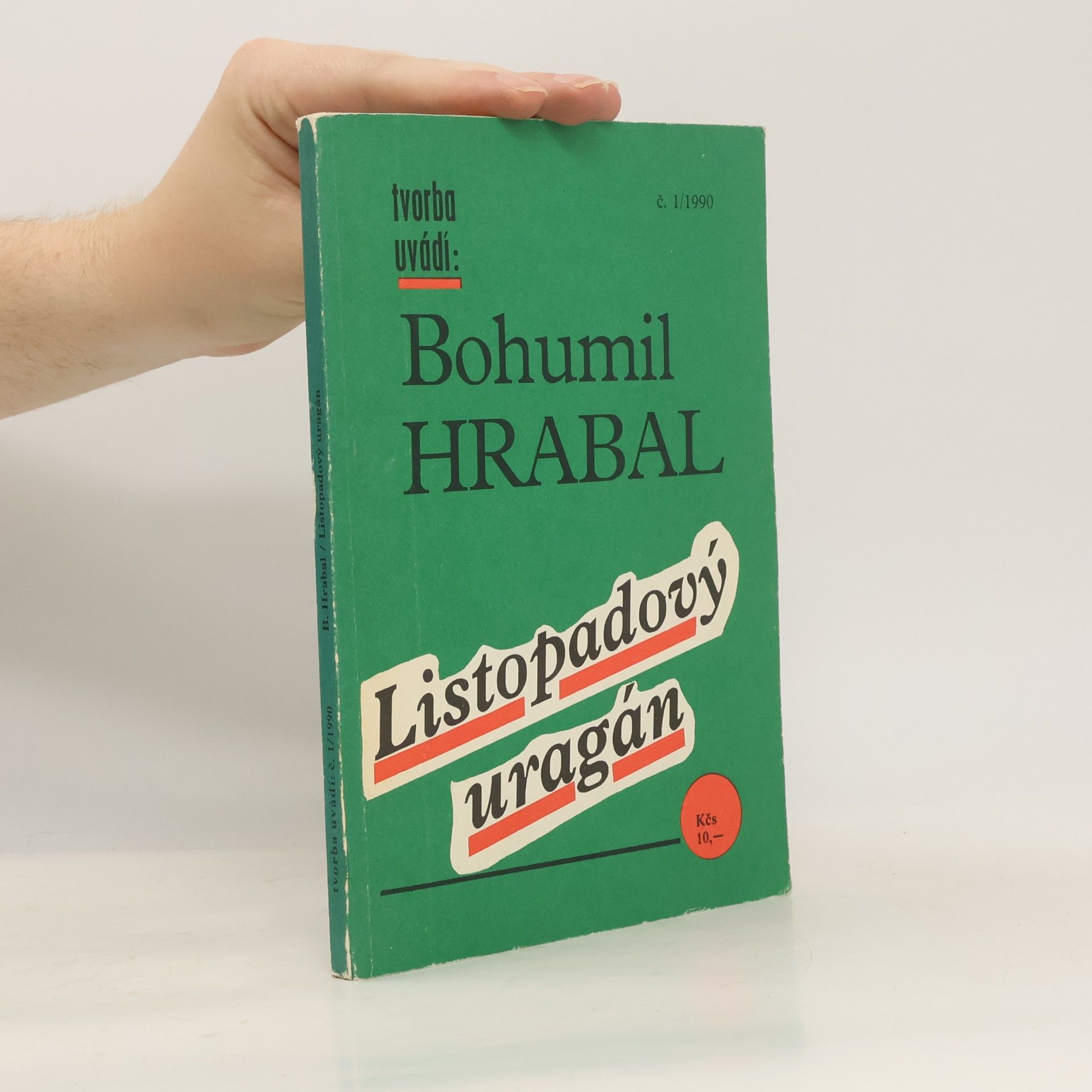Bohumil Hrabal Listopadový uragán