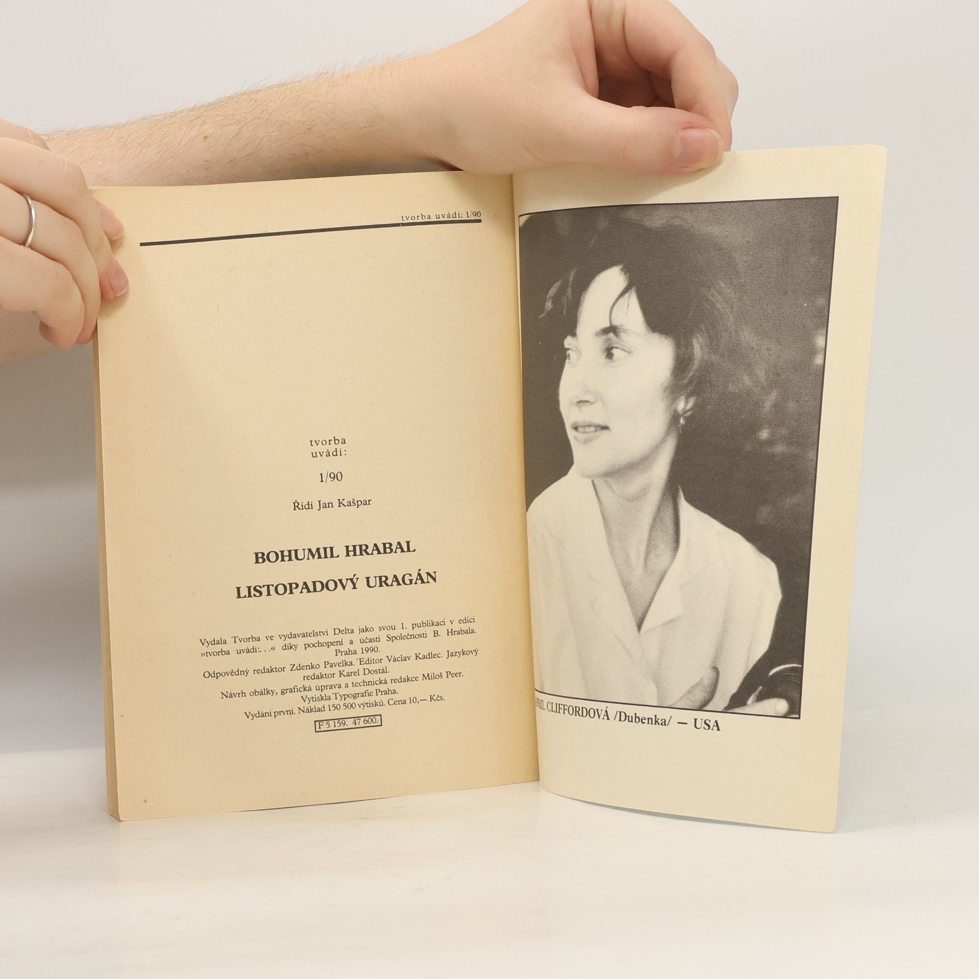 Bohumil Hrabal Listopadový uragán