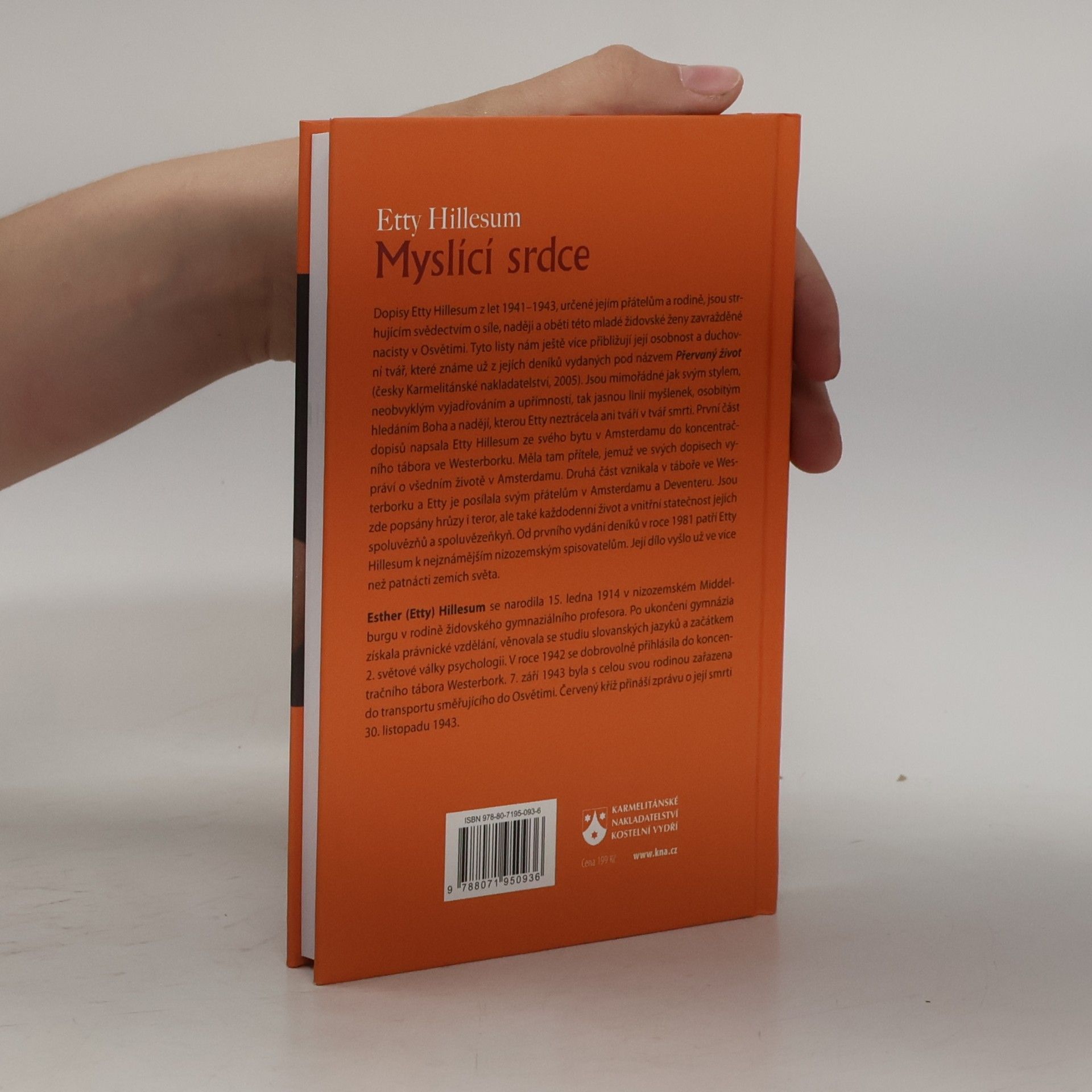 Etty Hillesum Myslící srdce