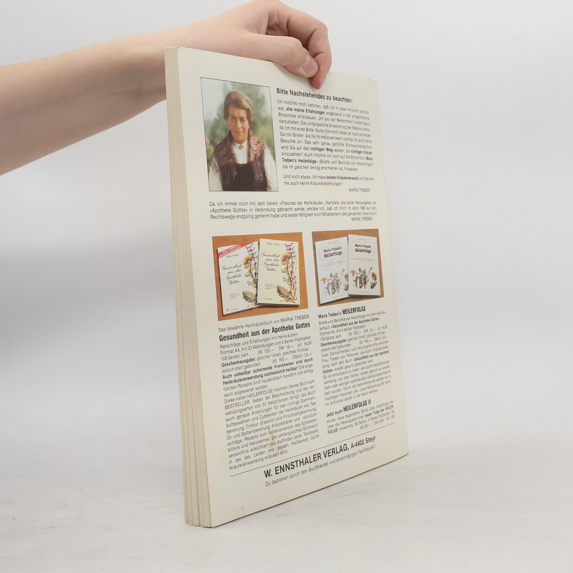 Maria Treben Gesundheit aus der Apotheke Gottes