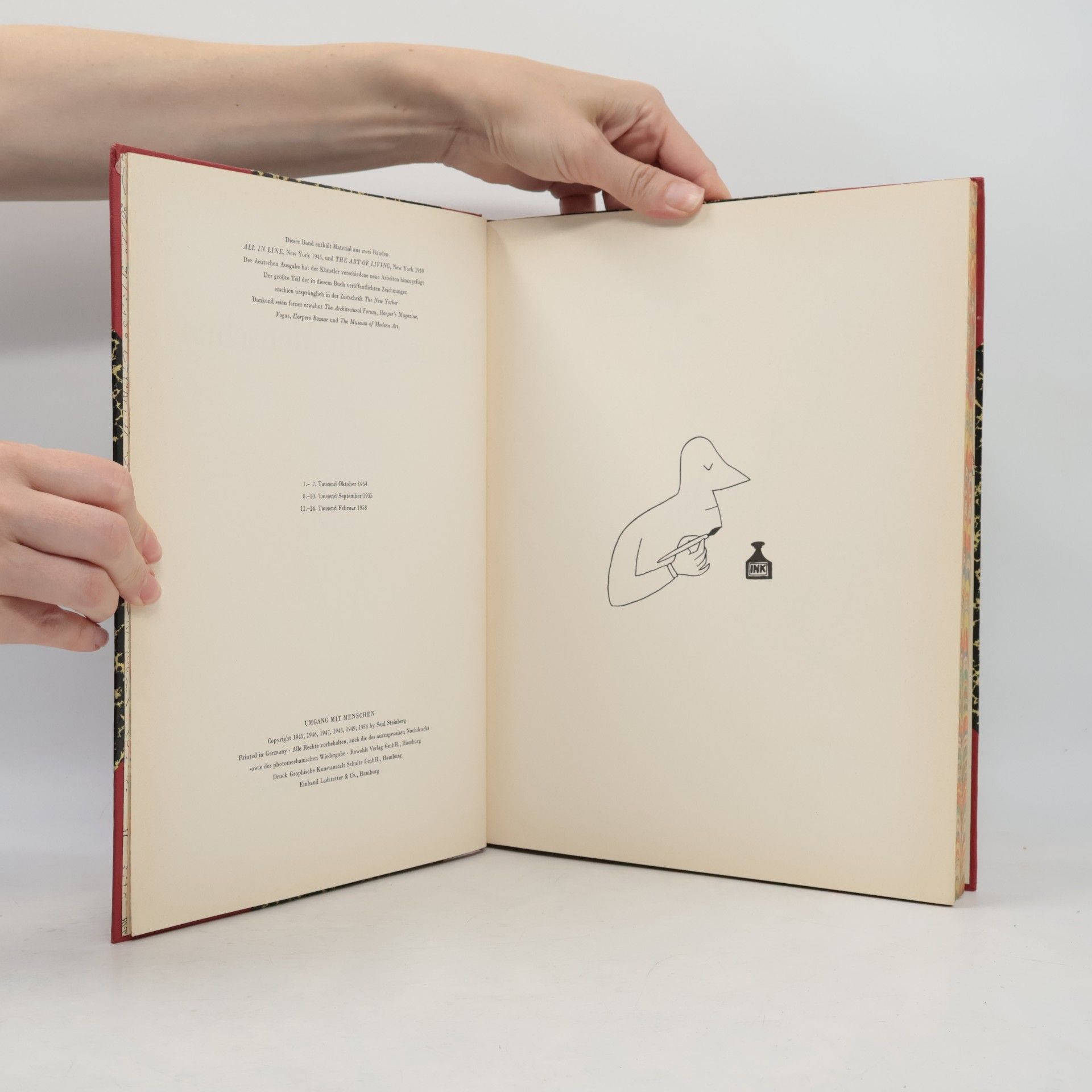 Saul Steinberg Umgang mit Menschen