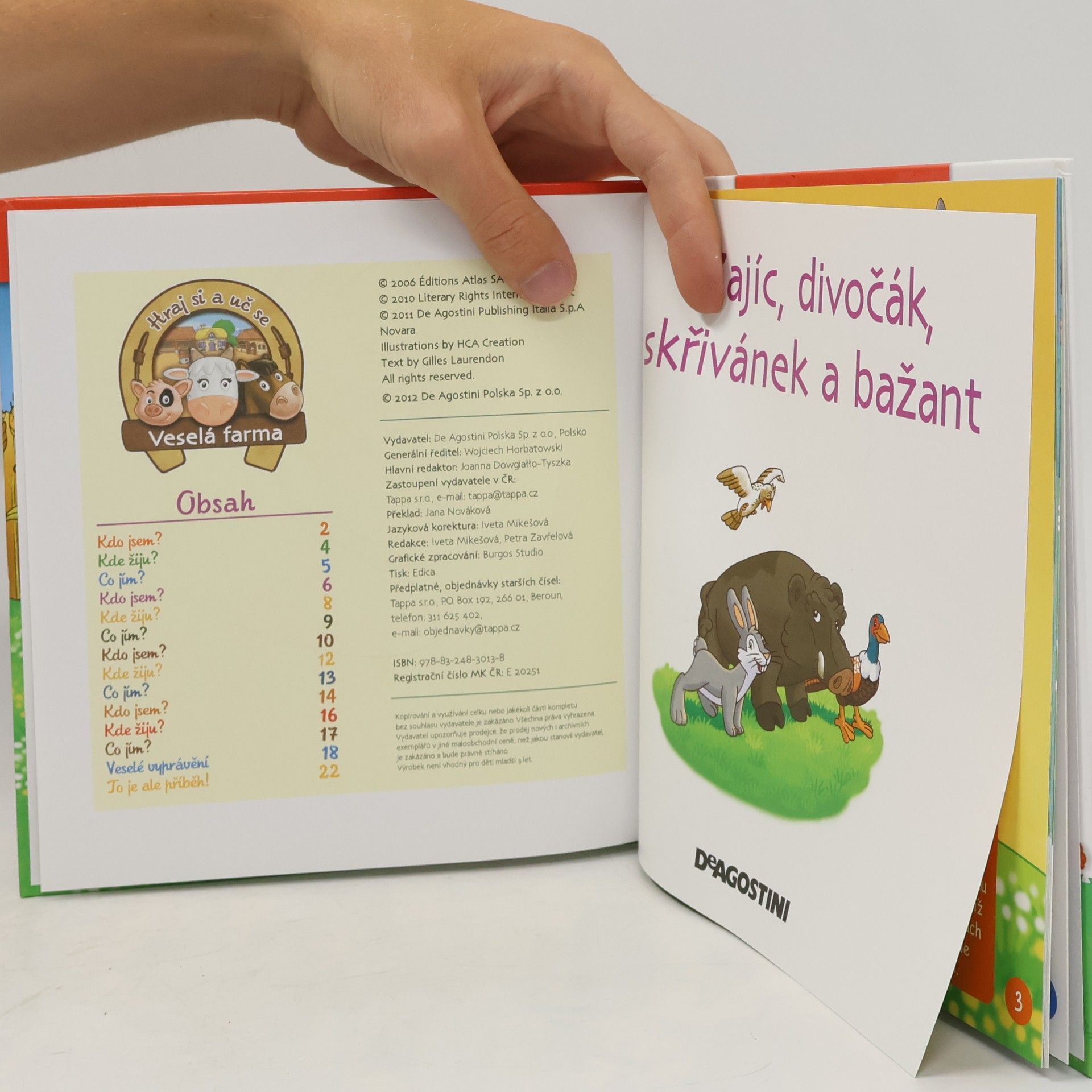 Autores varios Na polích a lukách 16. Zajíc, divočák, skřivánek a bažant