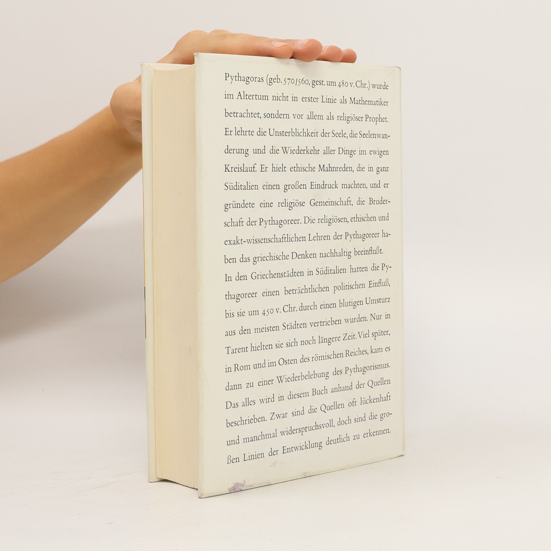 Bartel Leendert van der Waerden Die Bibliothek der Alten Welt - 3: Die Pythagoreer