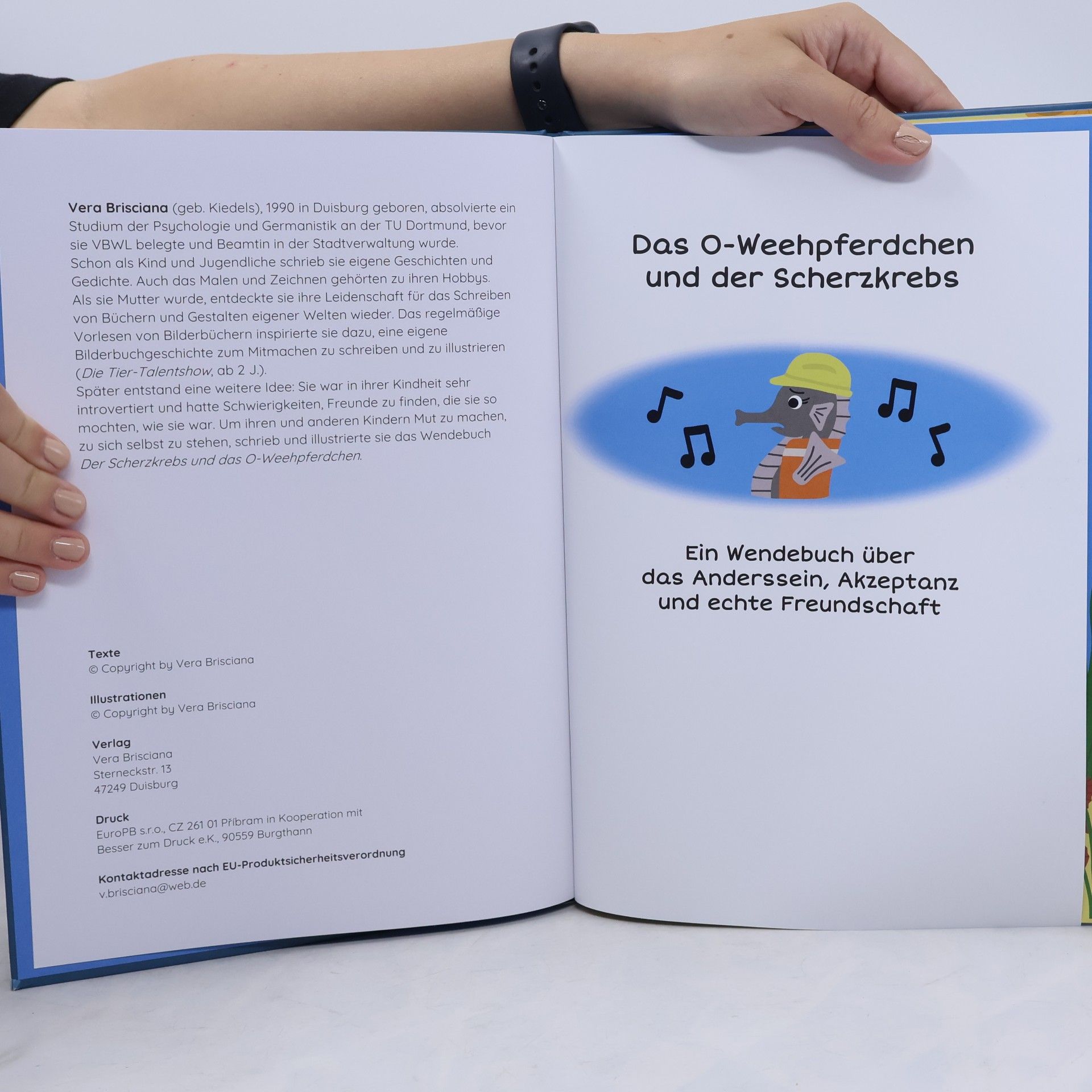 Vera Brisciana Der Scherzkrebs und das O-Weehpferdchen