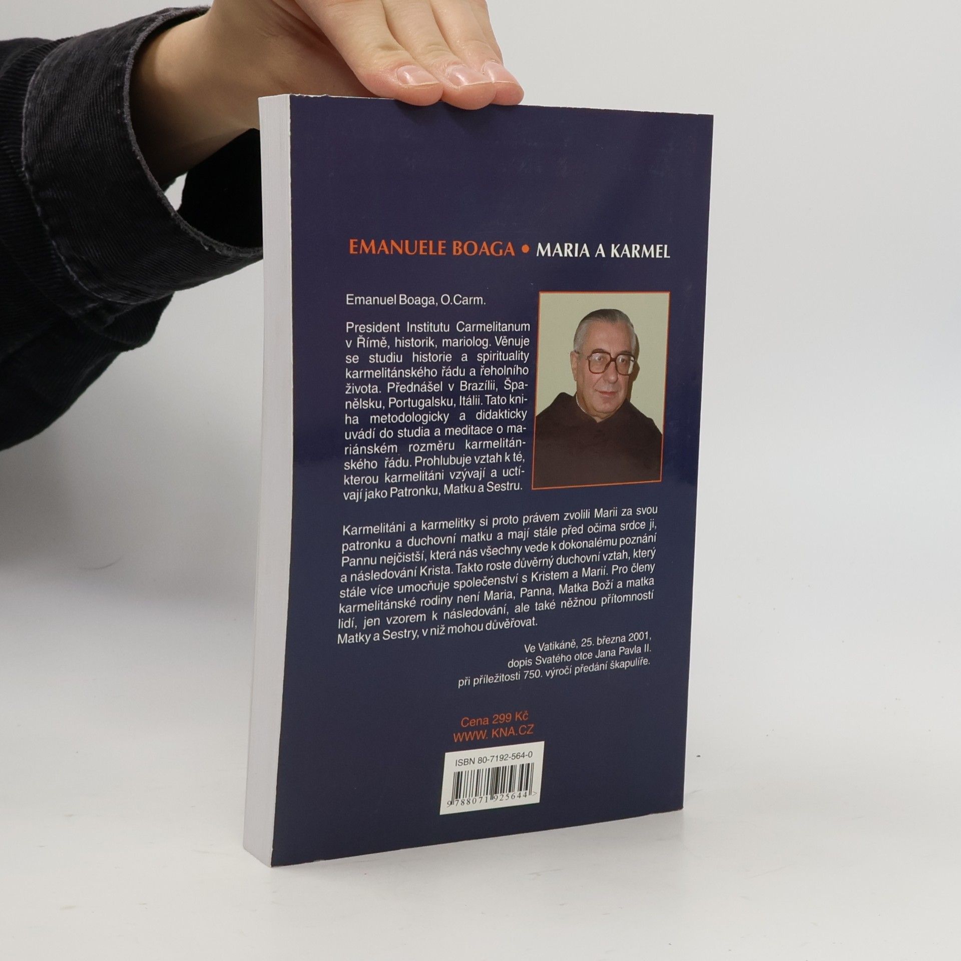 Emanuele Boaga Maria a Karmel – Paní místa