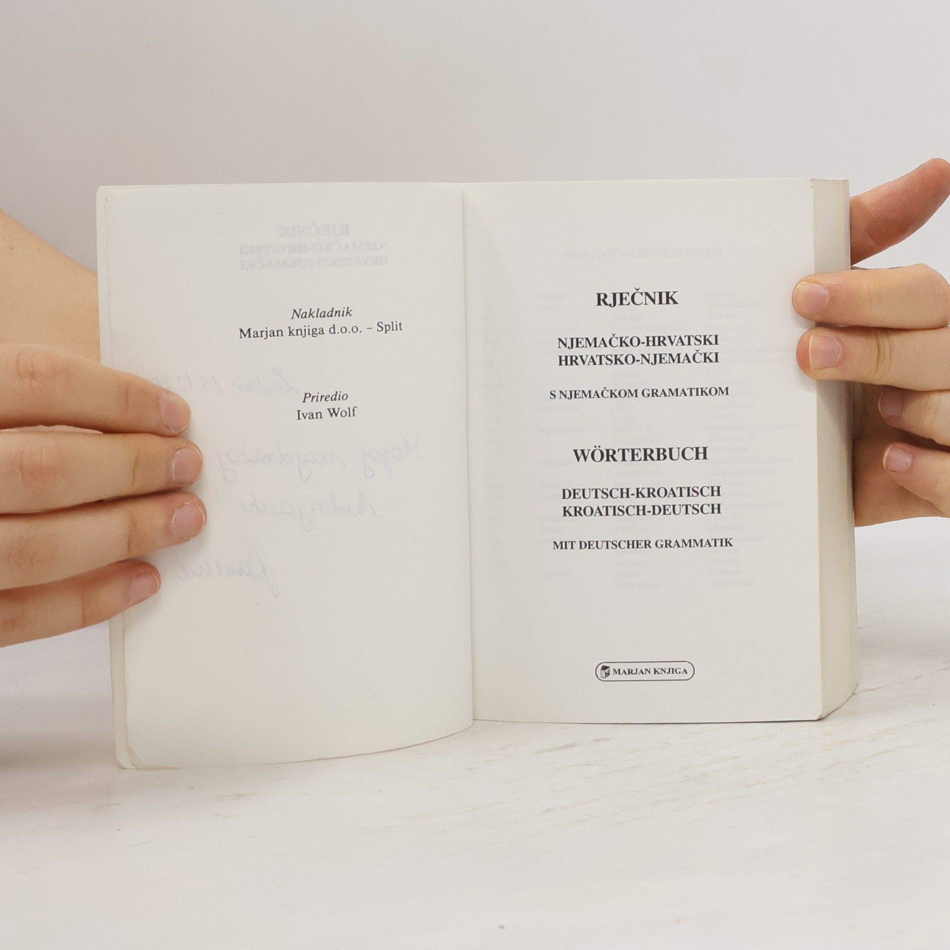 Ivan Wolf Rječnik / Wörterbuch