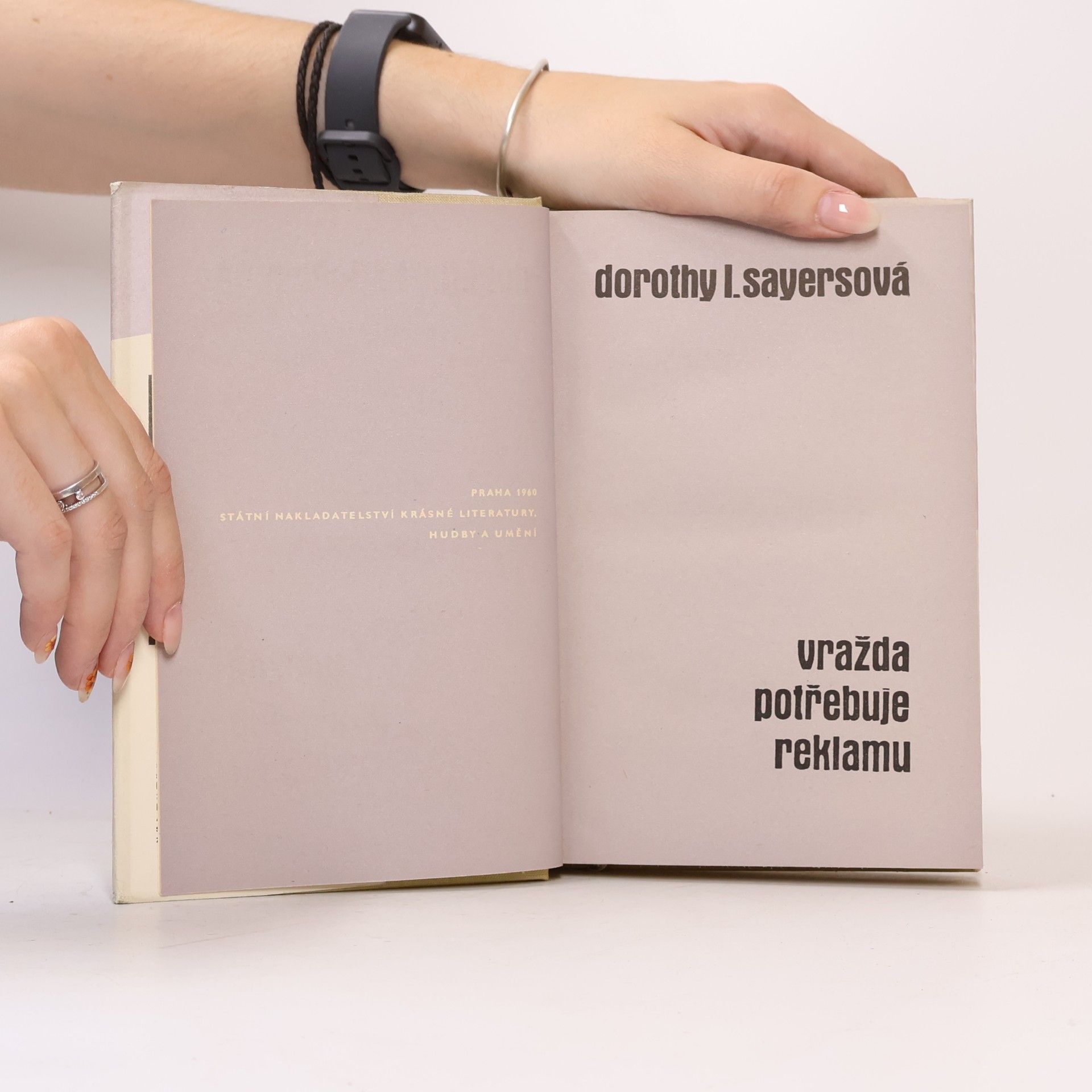 Dorothy Leigh Sayers Vražda potřebuje reklamu