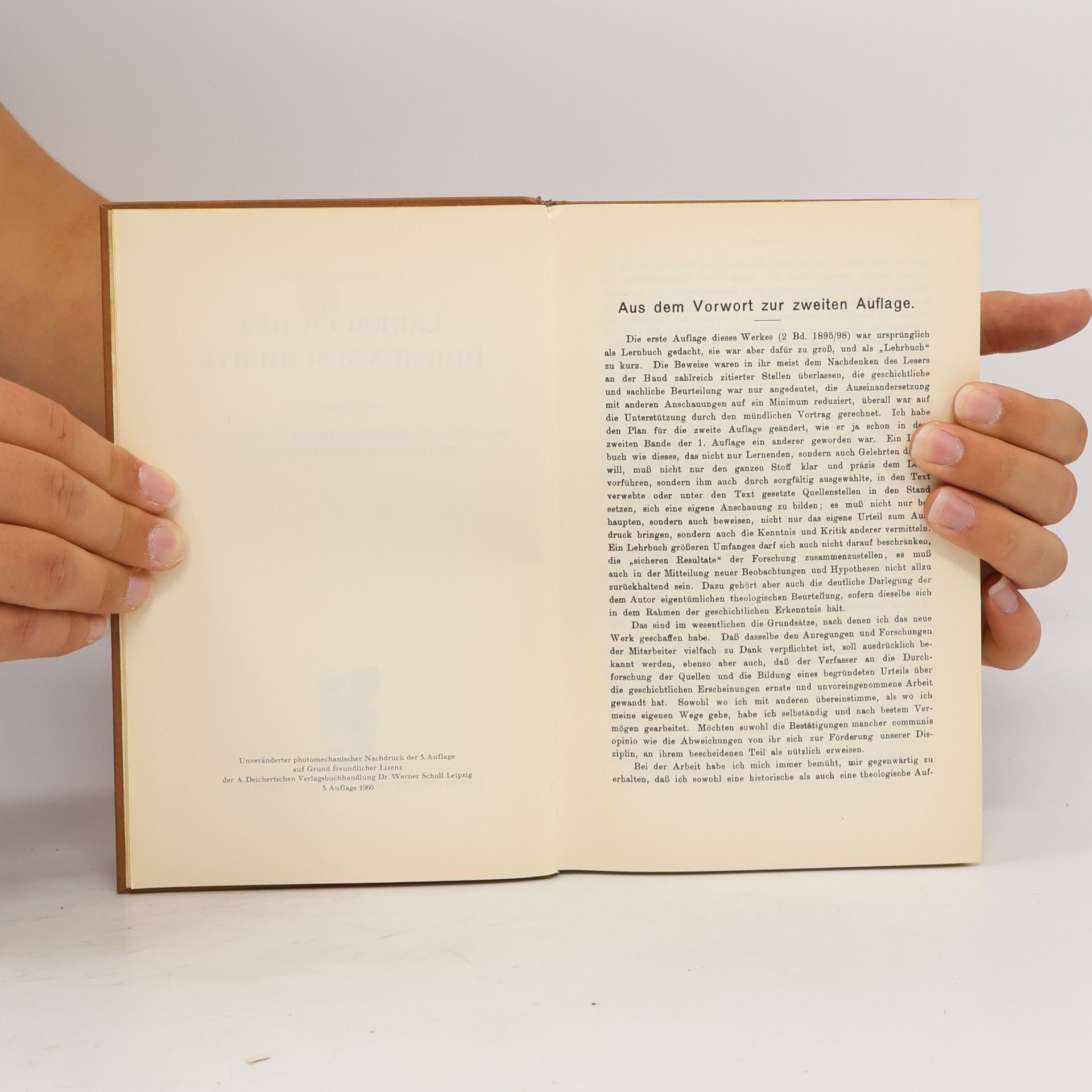 Reinhold Seeberg Lehrbuch der Dogmengeschichte. Erster Band
