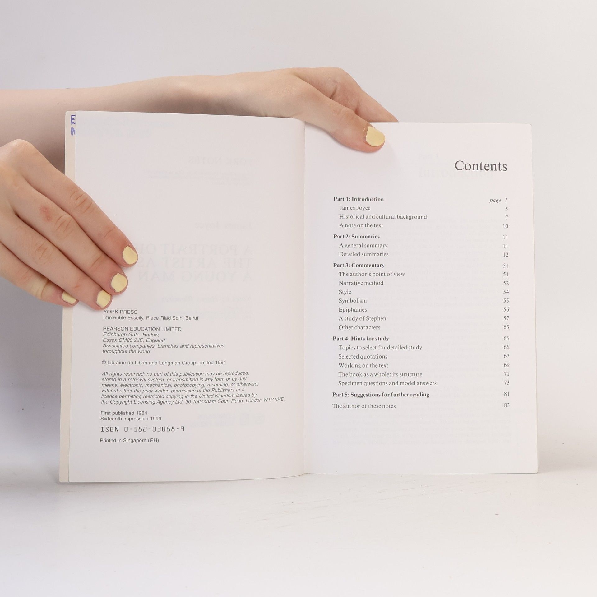 Collectif d'auteurs Notes On A Portrait Of The Artist As A Young Man