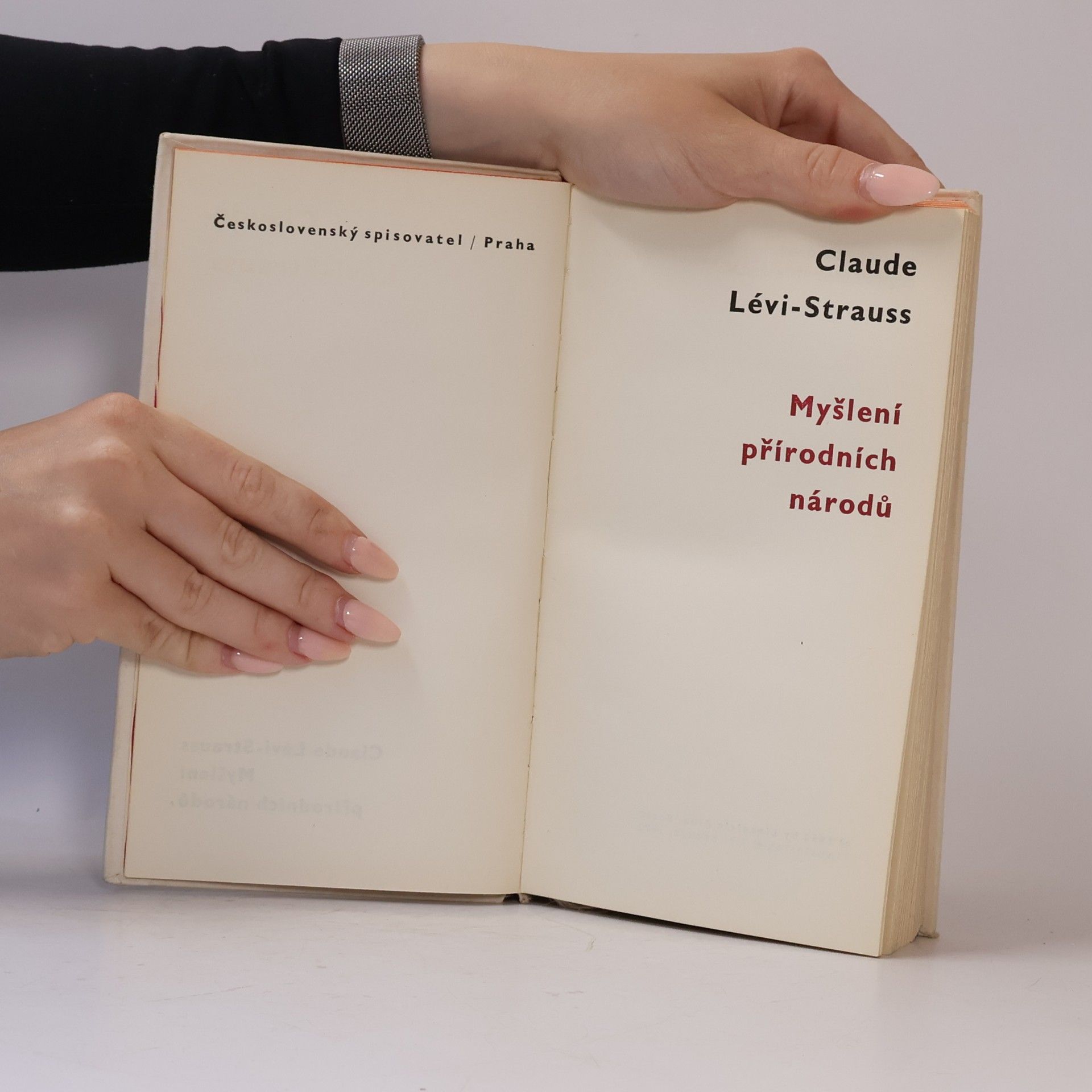 Claude Lévi-Strauss Myšlení přírodních národů