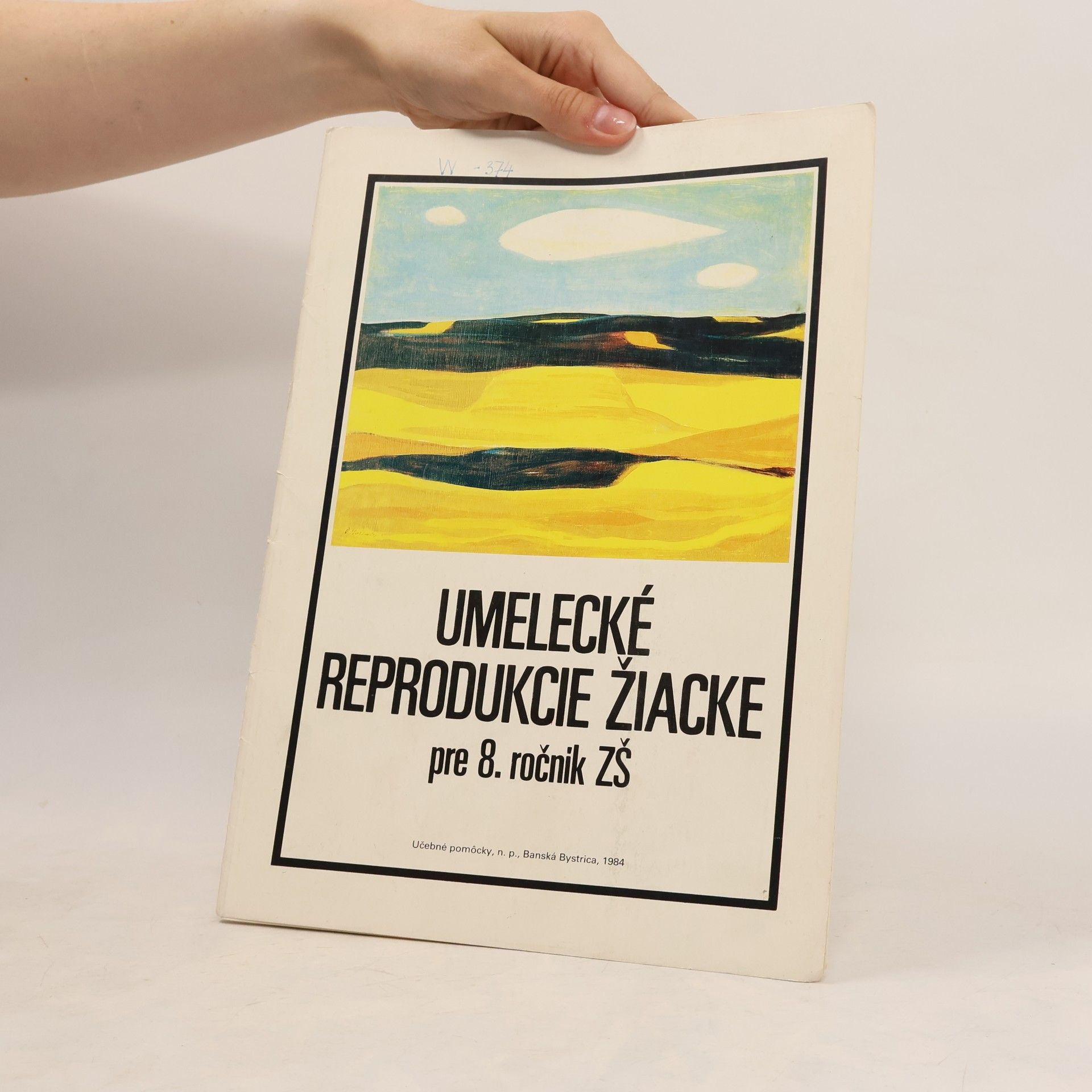 Various authors Umelecké reprodukcie žiacke pre 8. ročnik ZŠ