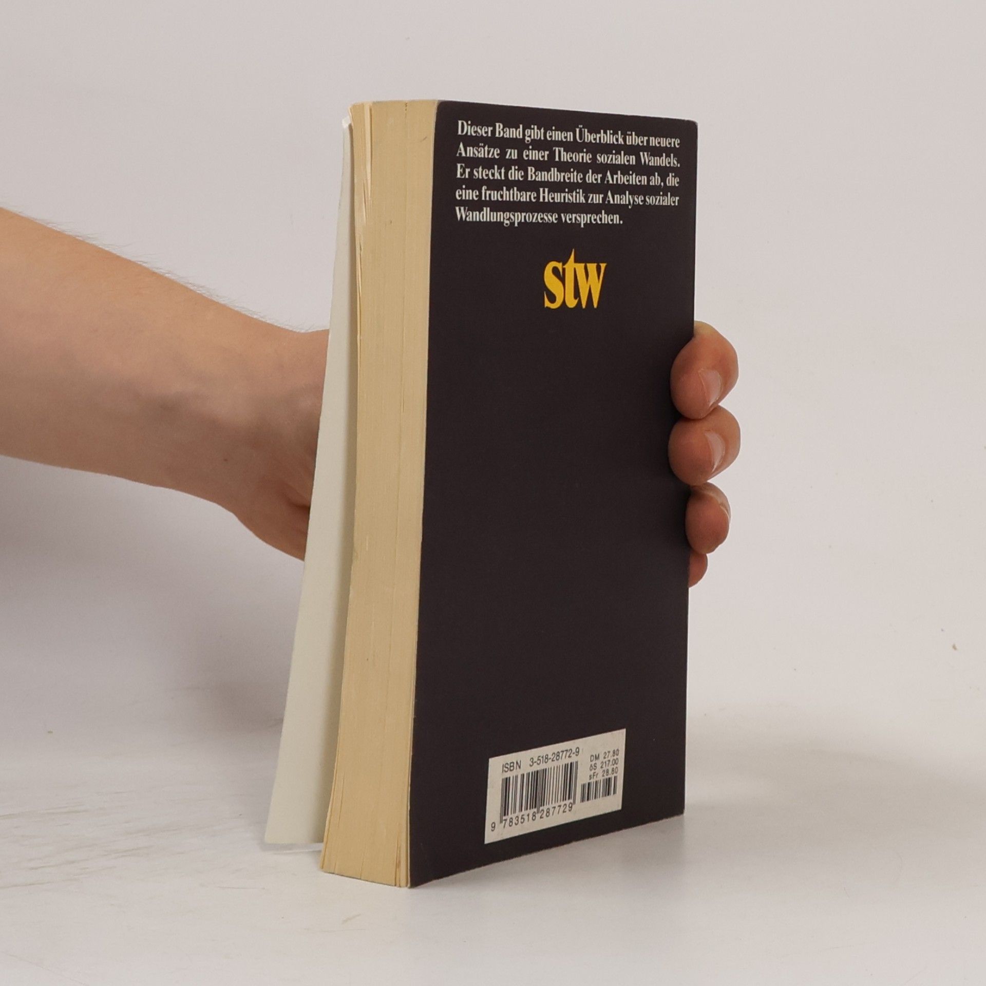 Hans-Peter Müller Suhrkamp Taschenbuch Wissenschaft - 1172: Sozialer Wandel