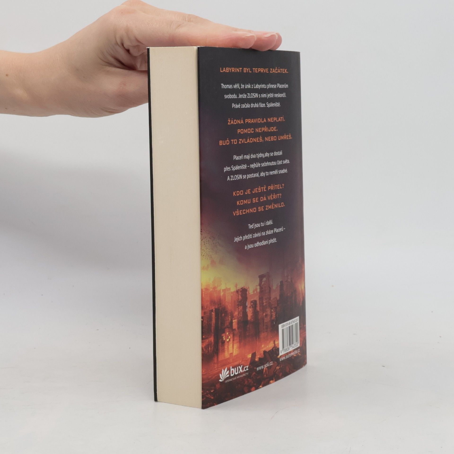 James Dashner Labyrint. 2, Spáleniště: zkouška