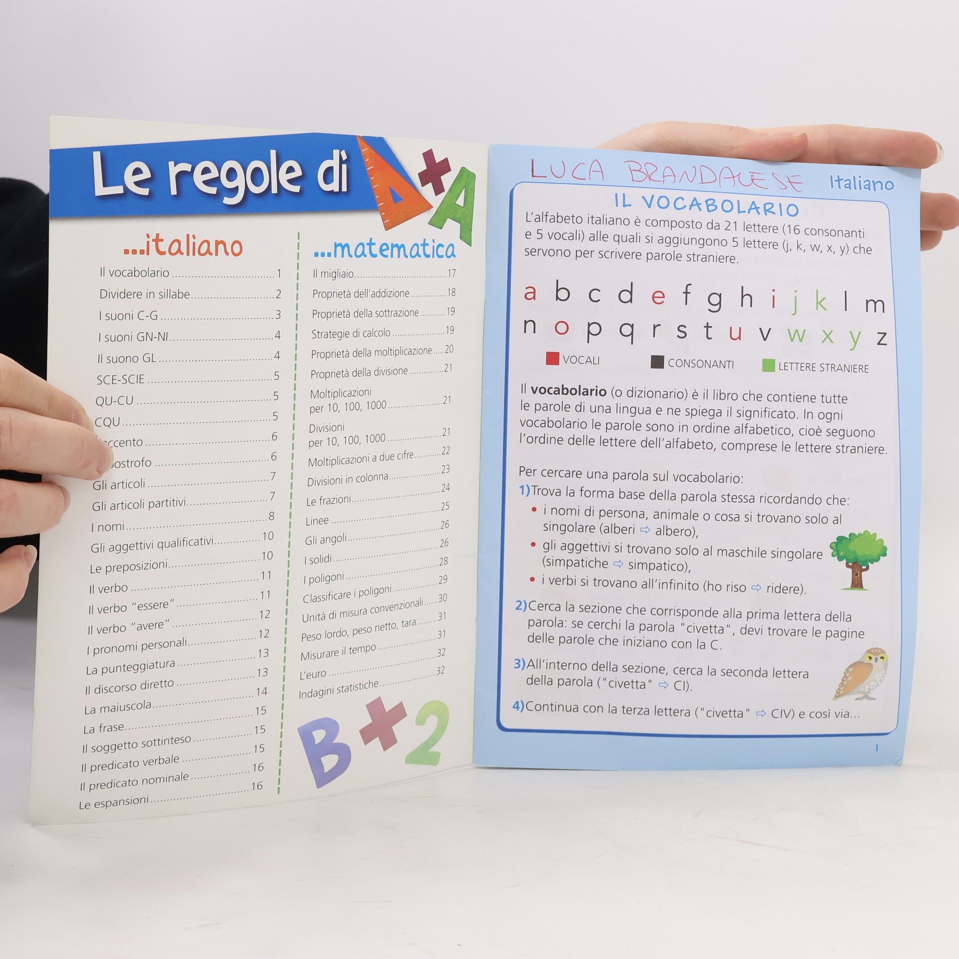 Corrado Cartuccia Le regole di ...italiano e matematica