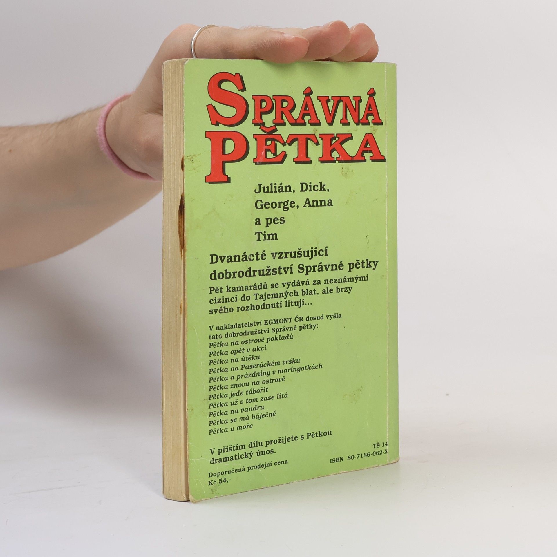 Enid Blyton Správná pětka - Pětka na Tajemných blatech