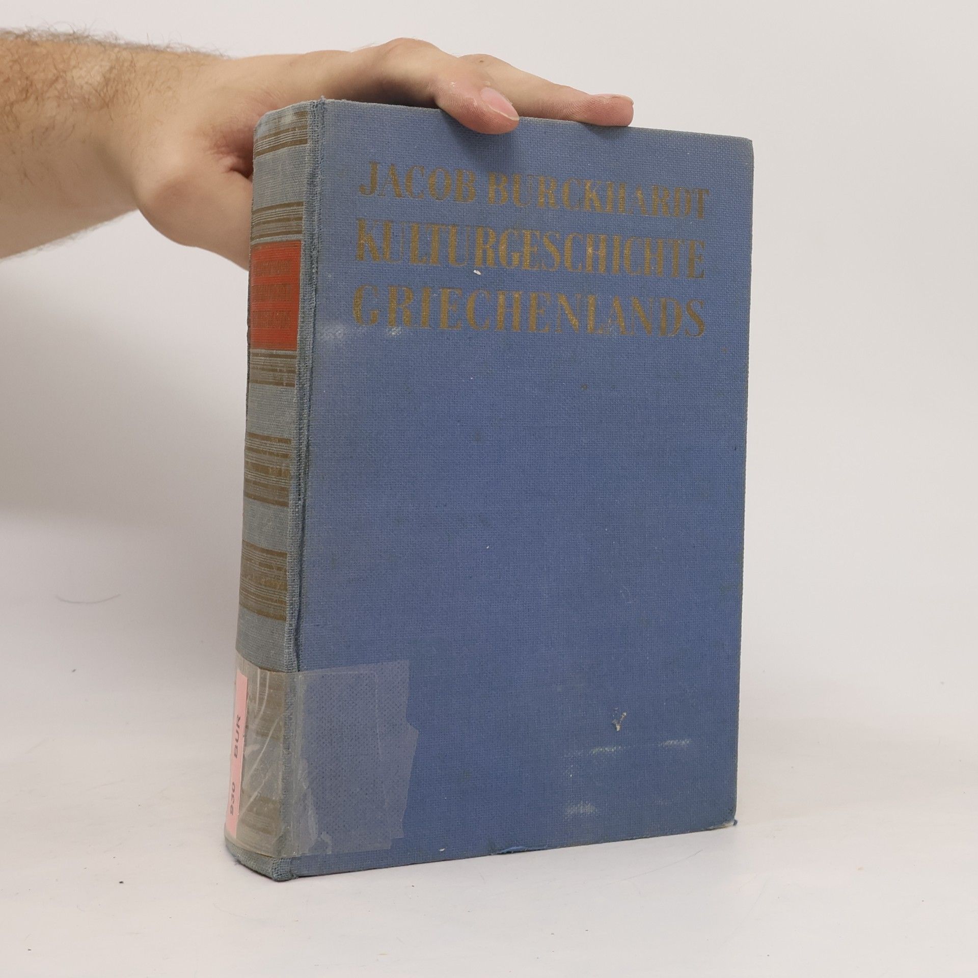 Jacob Burckhardt Kulturgeschichte Griechenlands