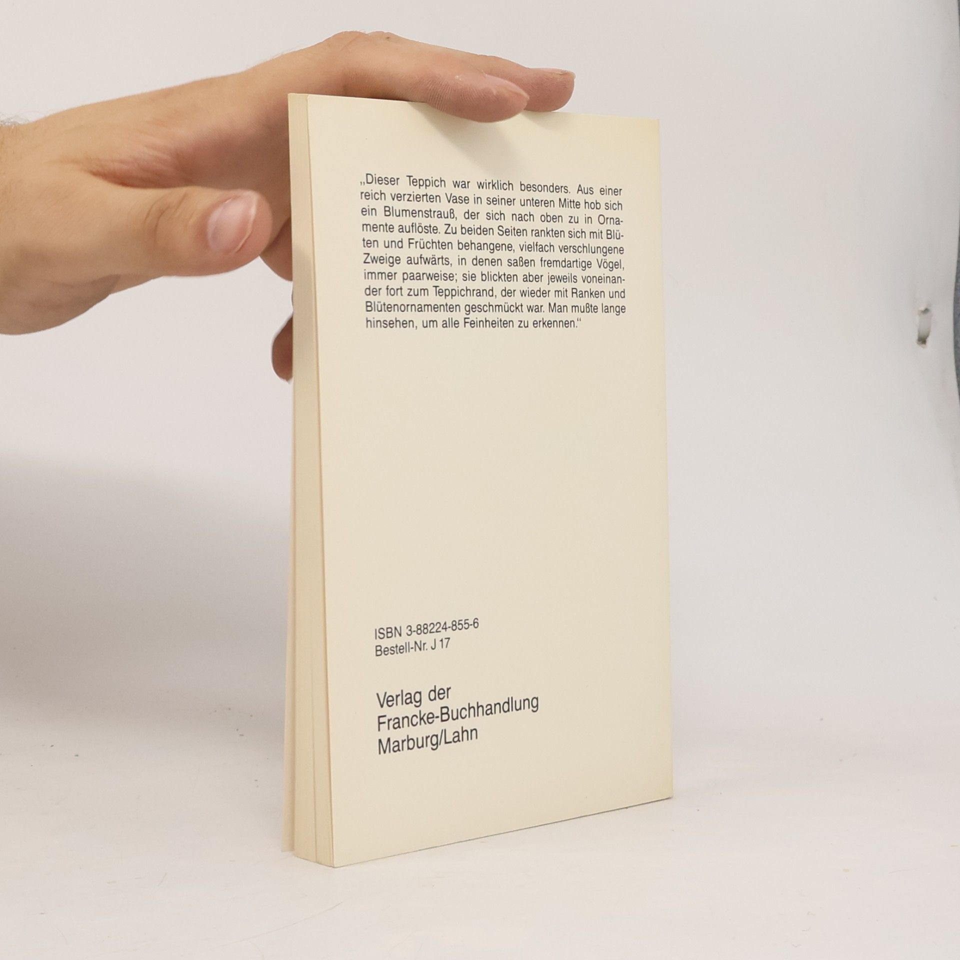 Gabriele von Hippel-Schäfer Edition C - Reihe J: Ein Teppich mit Ranken