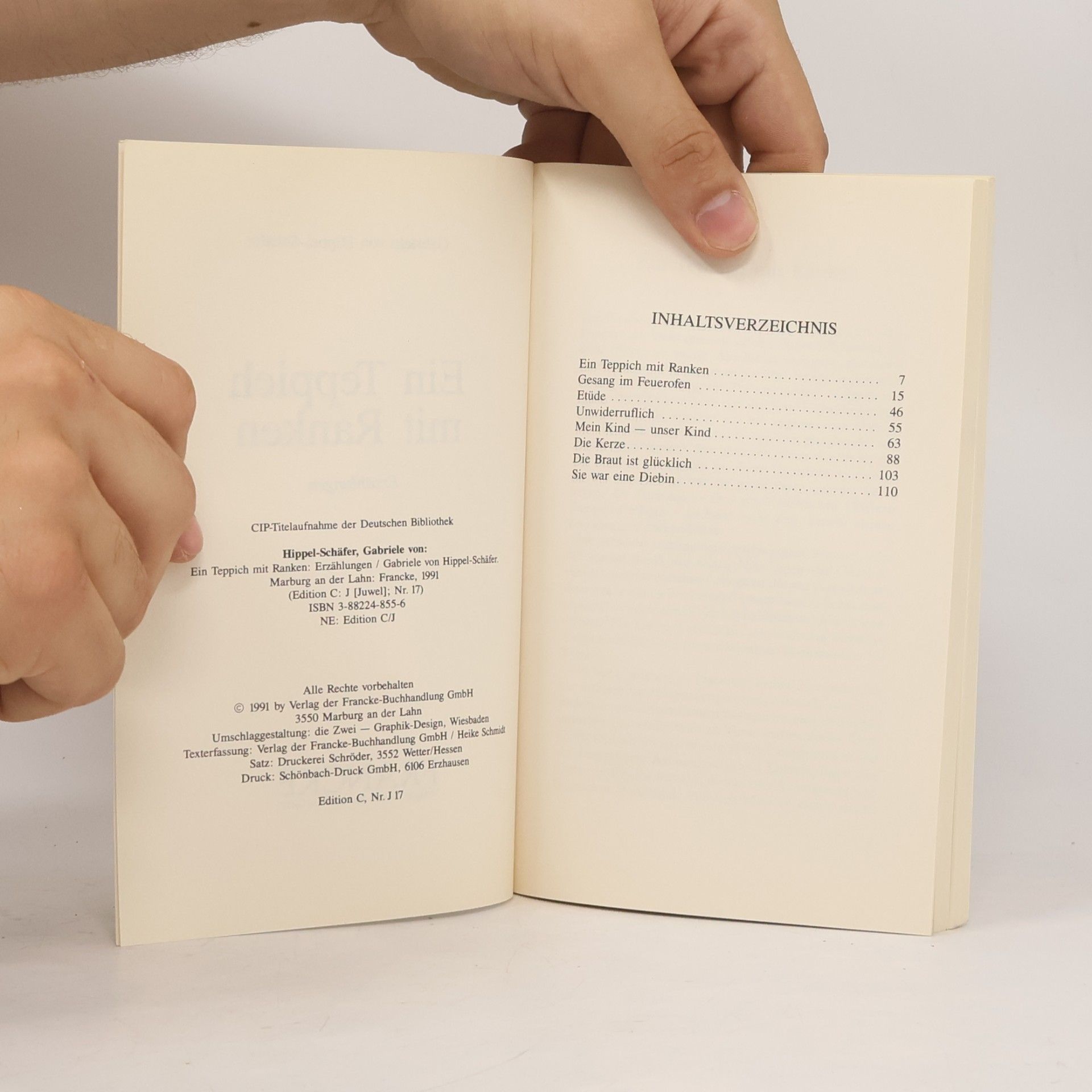 Gabriele von Hippel-Schäfer Edition C - Reihe J: Ein Teppich mit Ranken