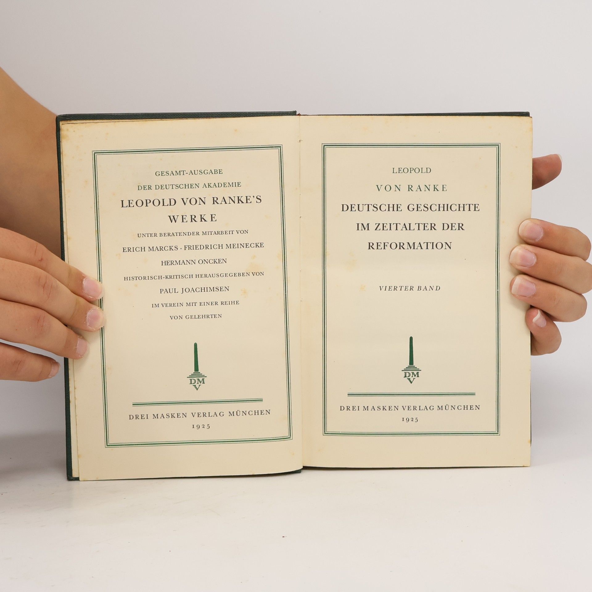 Leopold von Ranke Deutsche Geschichte im Zeitalter der Reformation 4