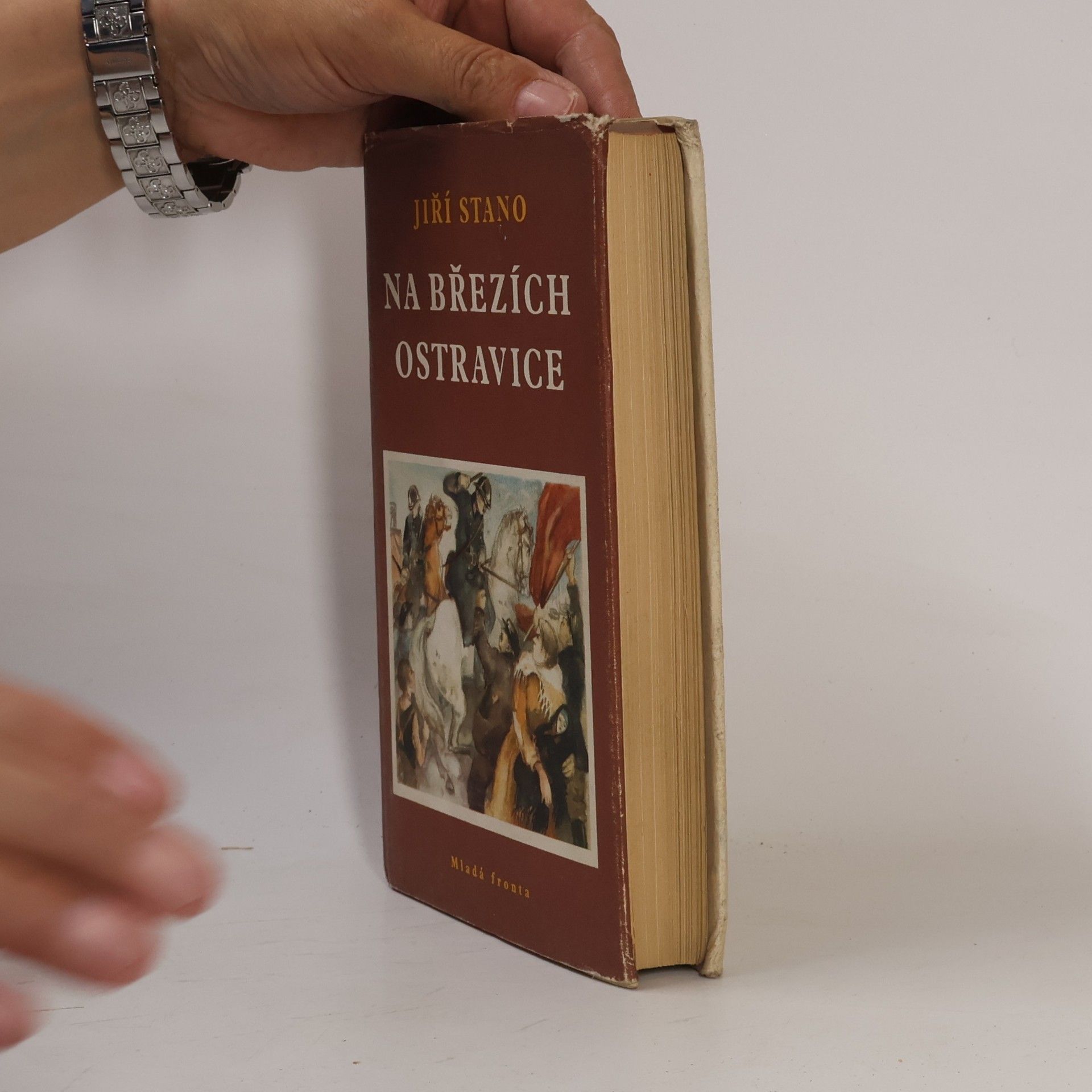 Jiří Stano Na březích Ostravice : Hist. obraz z první republiky