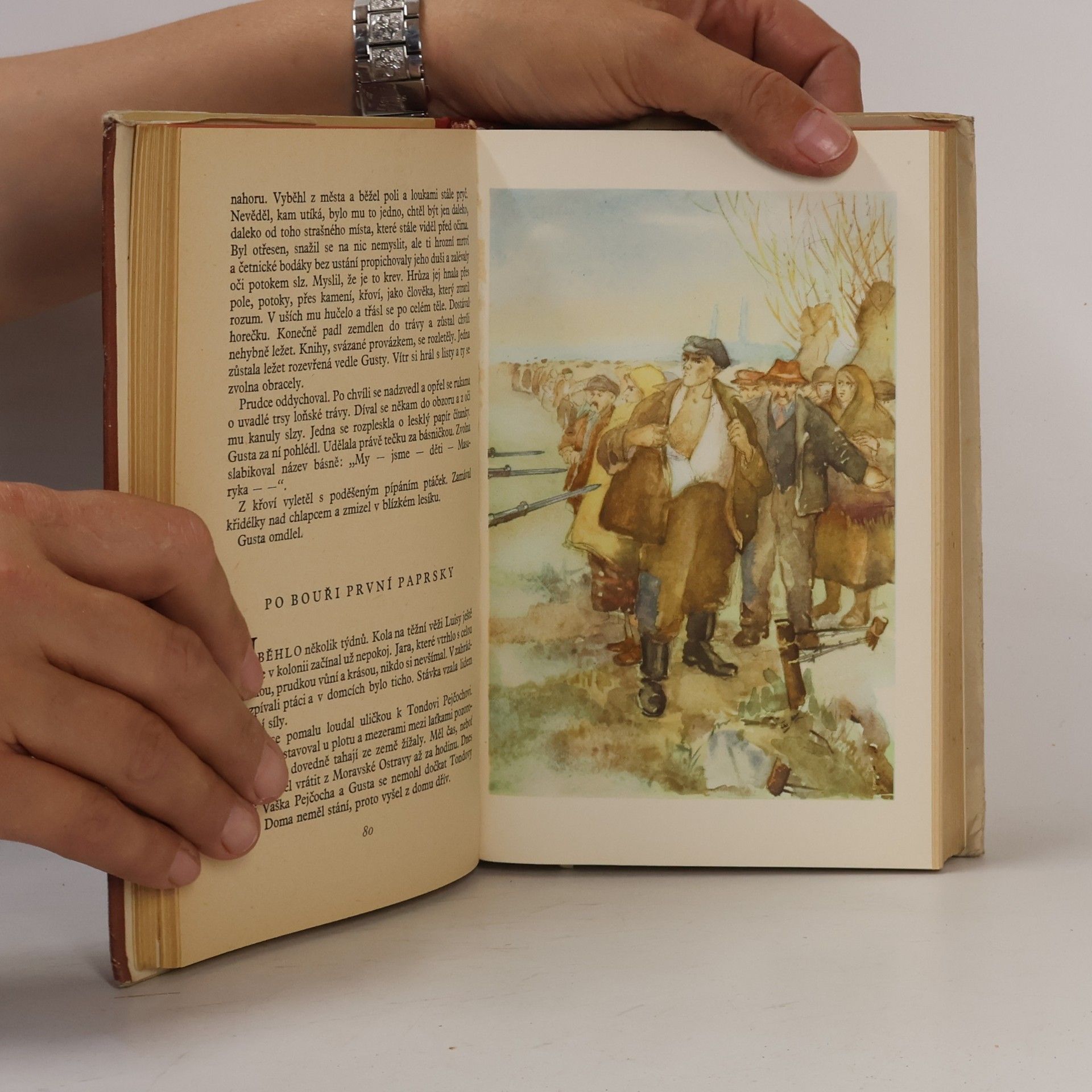 Jiří Stano Na březích Ostravice : Hist. obraz z první republiky