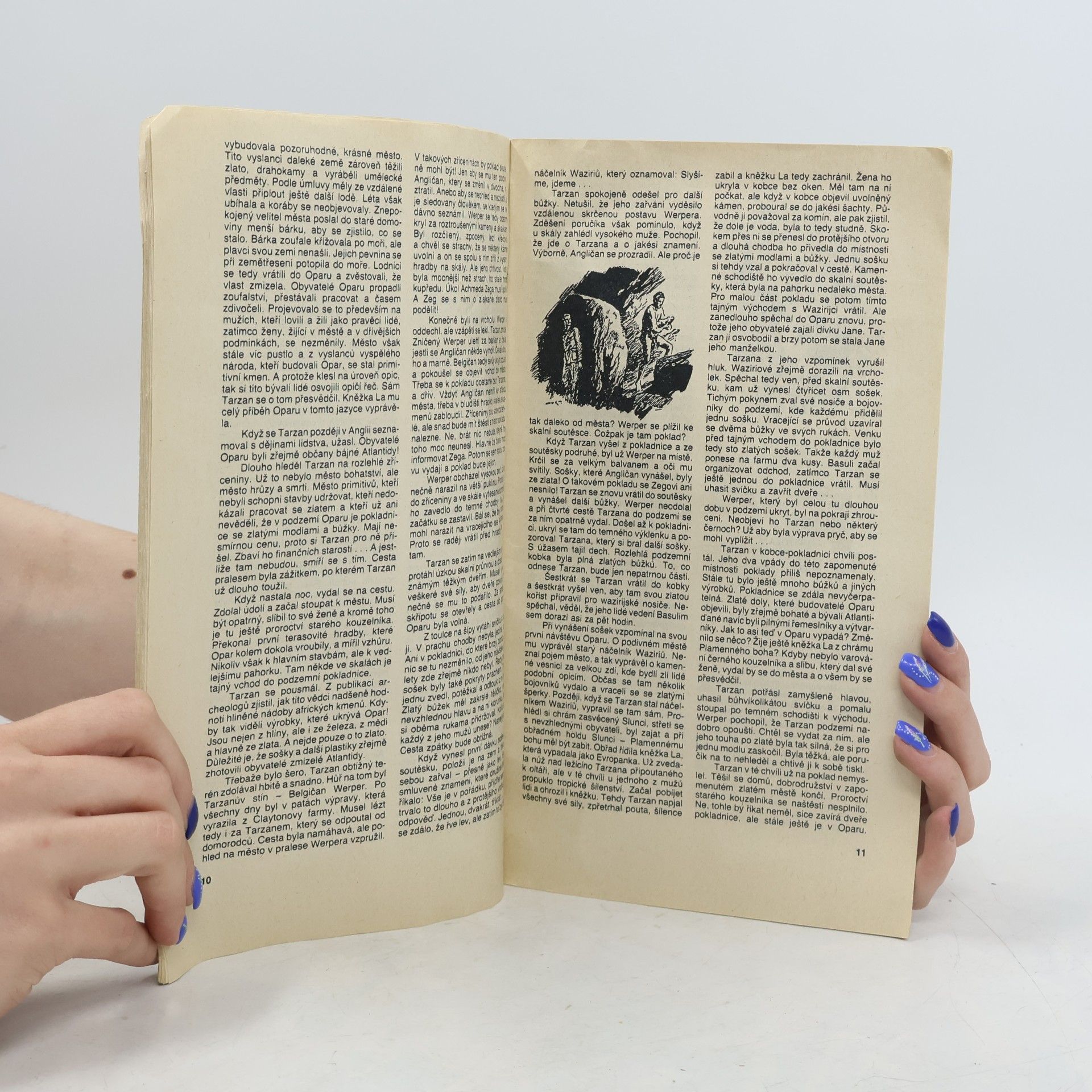 Edgar Rice Burroughs Tarzan a poklad Oparu